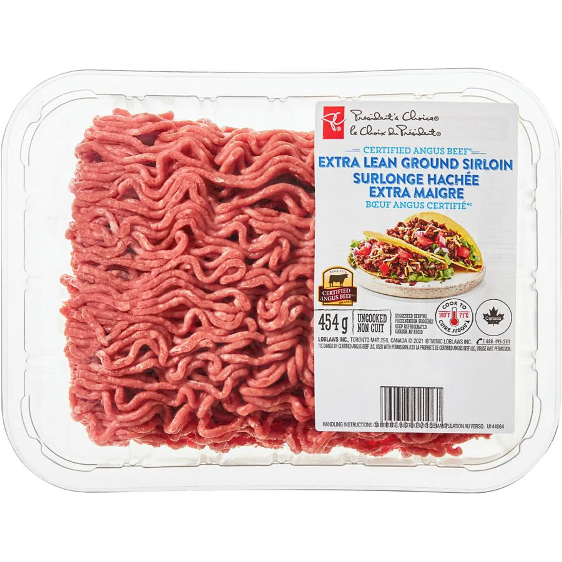 Certified Angus Beef, Extra Lean Ground Sirloin