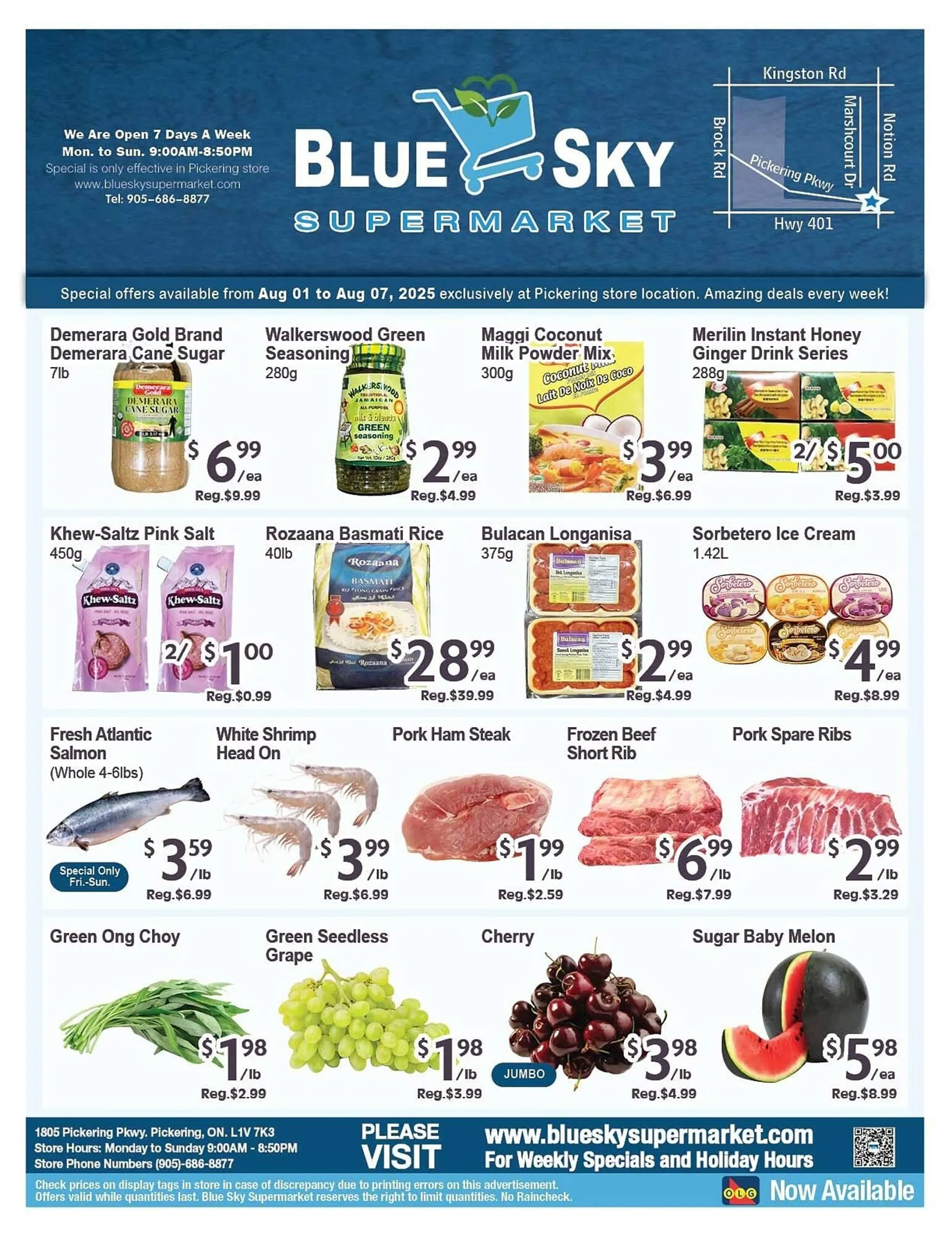 Blue Sky Supermarket flyer - 1