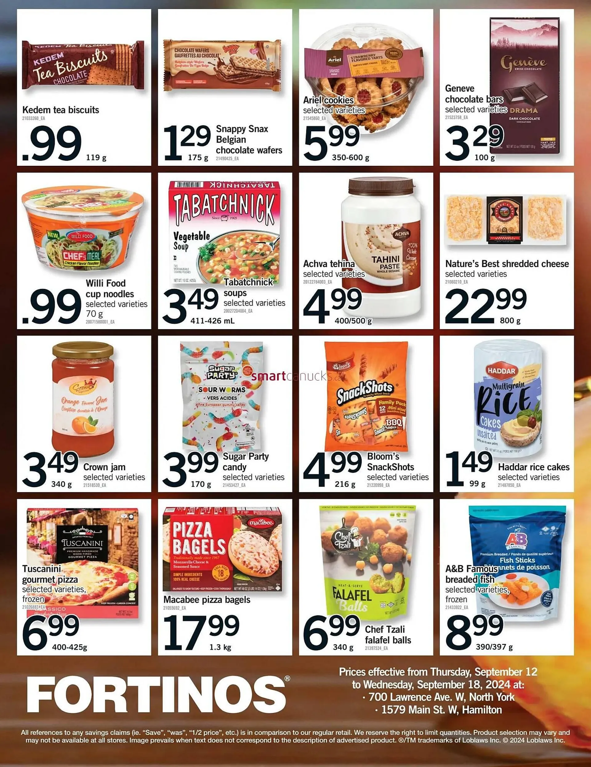 Fortinos flyer from September 12 to September 18 2024 - flyer page 36