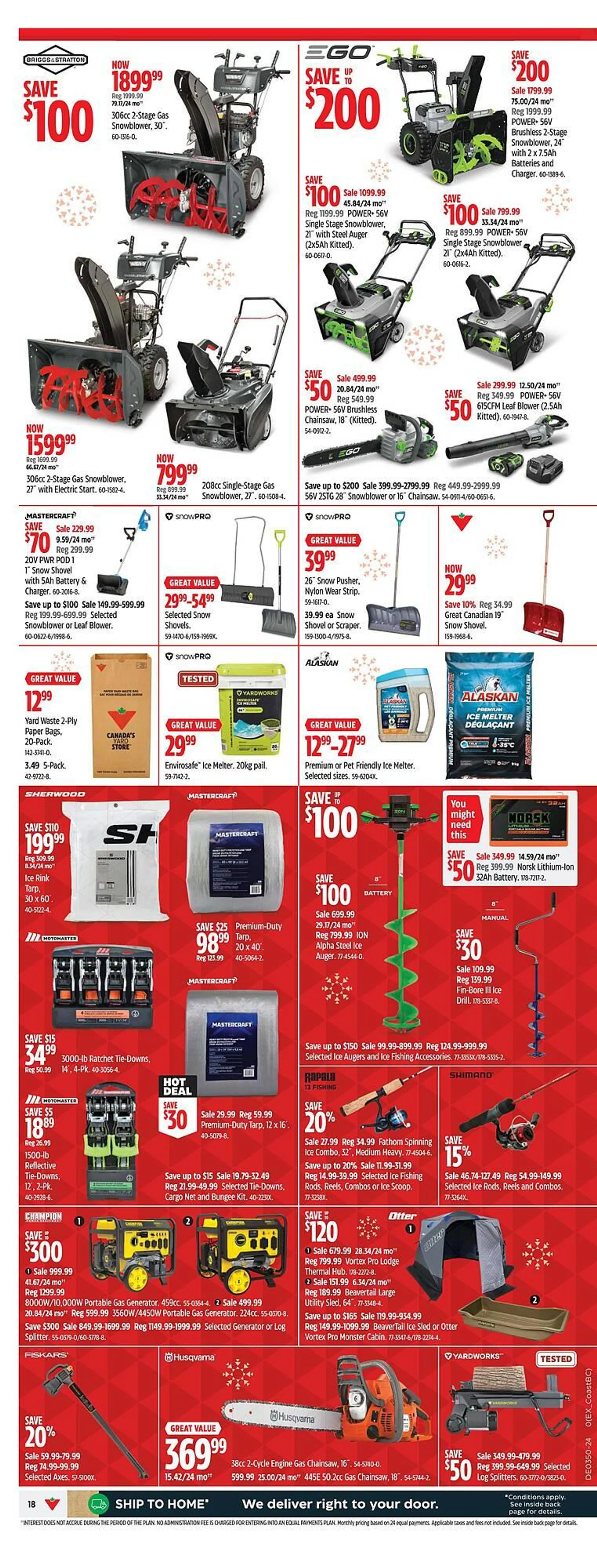 Canadian Tire flyer from December 5 to December 18 2024 - flyer page 18