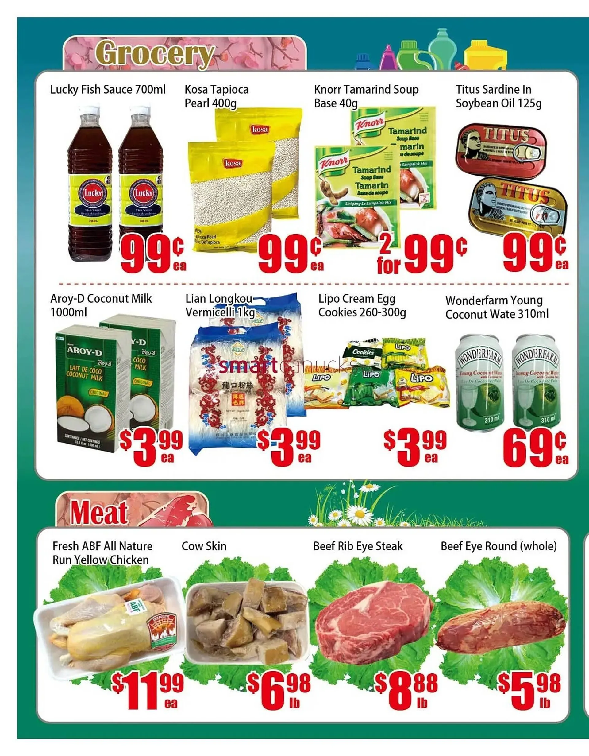 New Pacific Supermarket flyer - 2