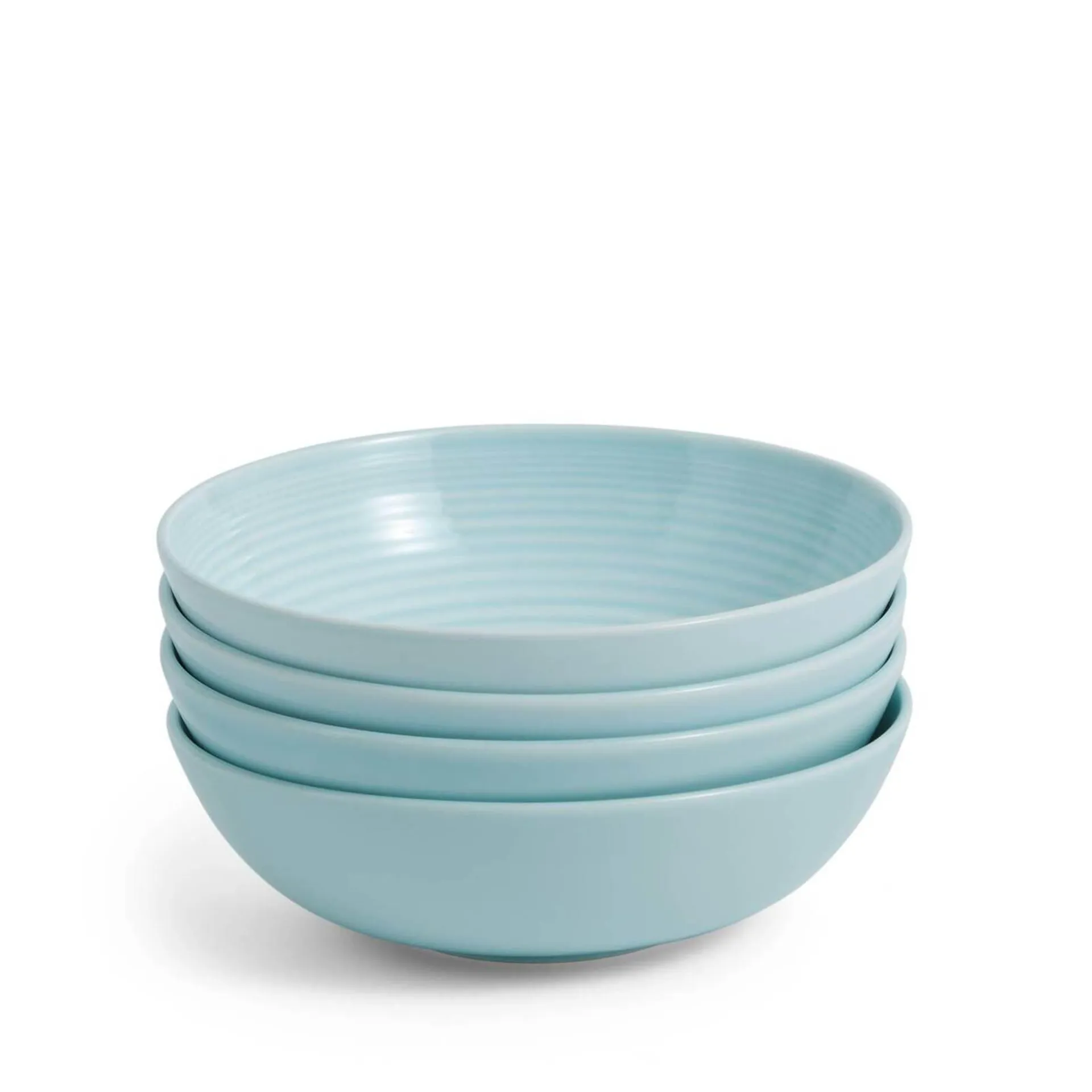 Blue Cereal Bowls (Set of 4)