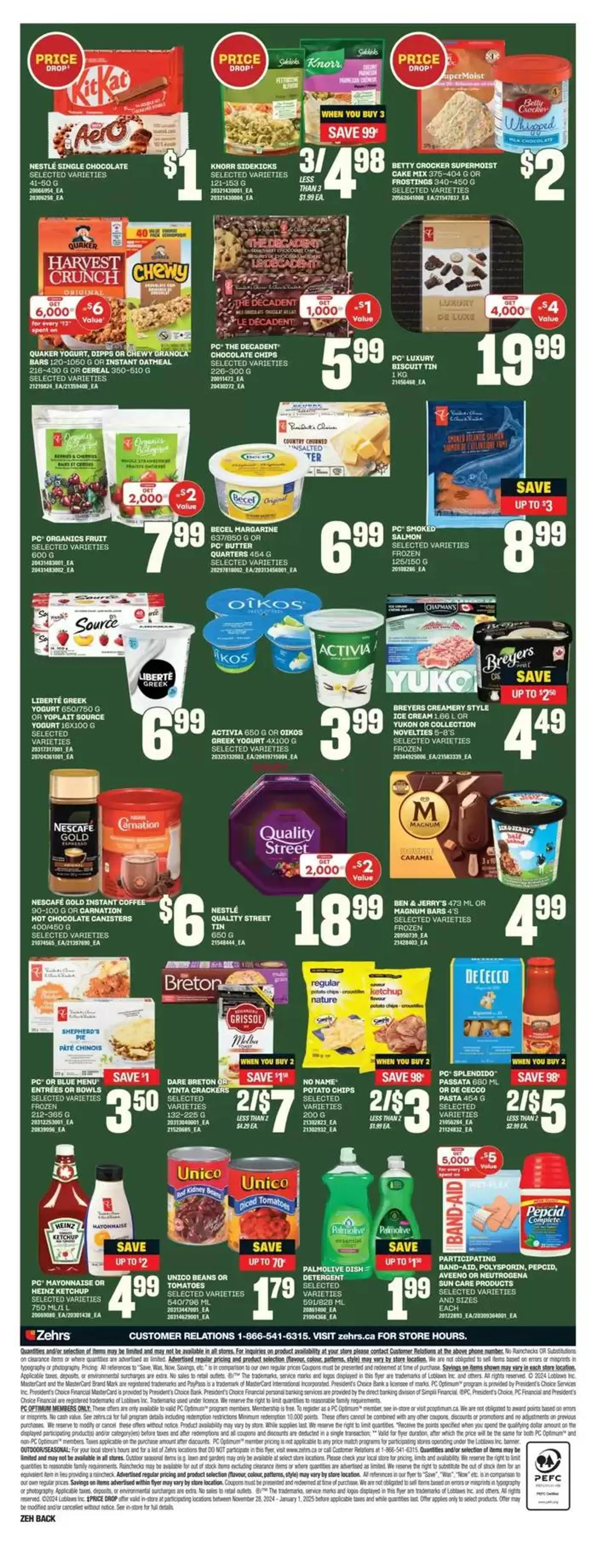 Zehrs Markets weeky flyer from December 12 to December 18 2024 - flyer page 17