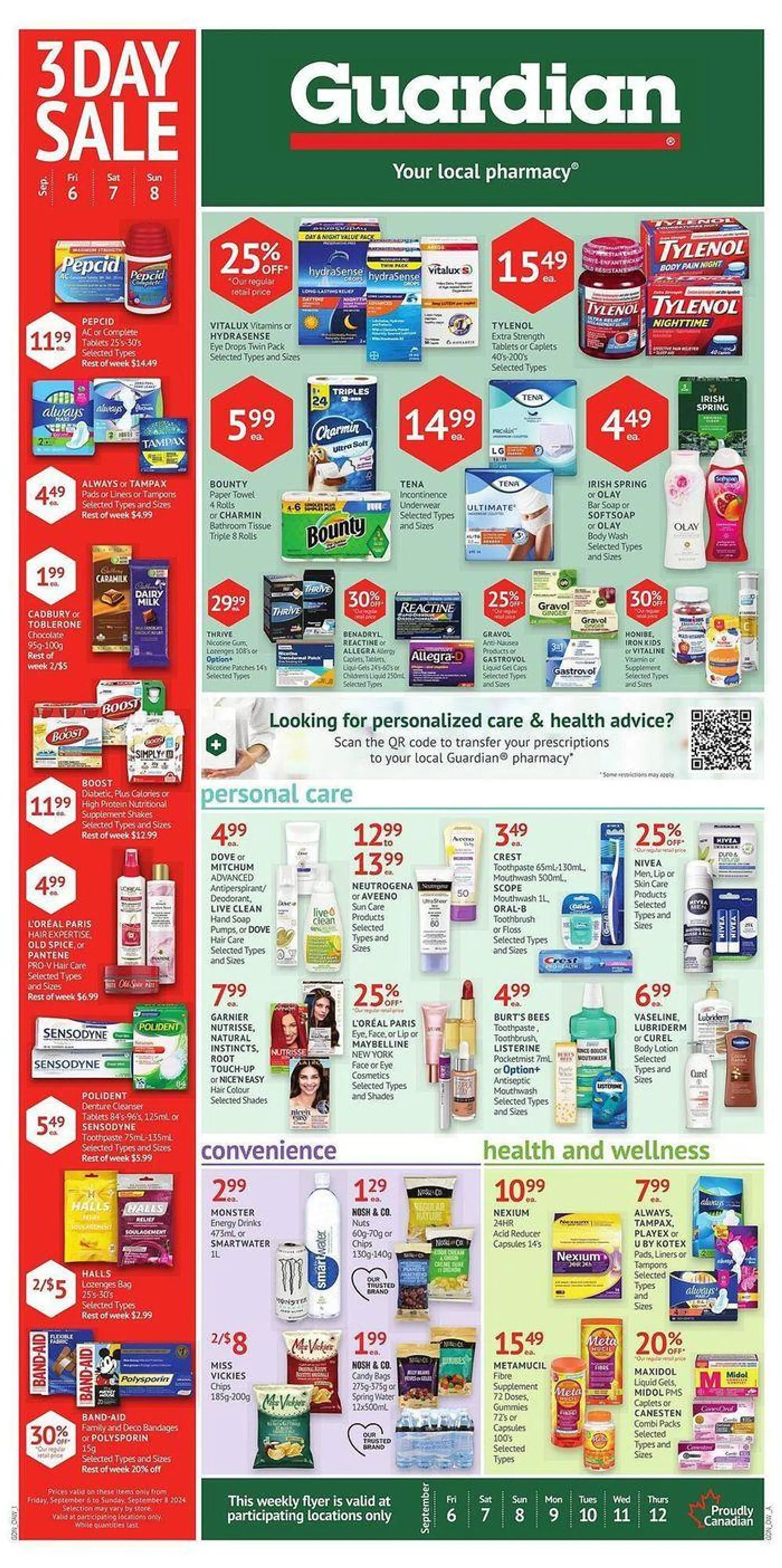 Guardian Pharmacy weekly flyer - 1