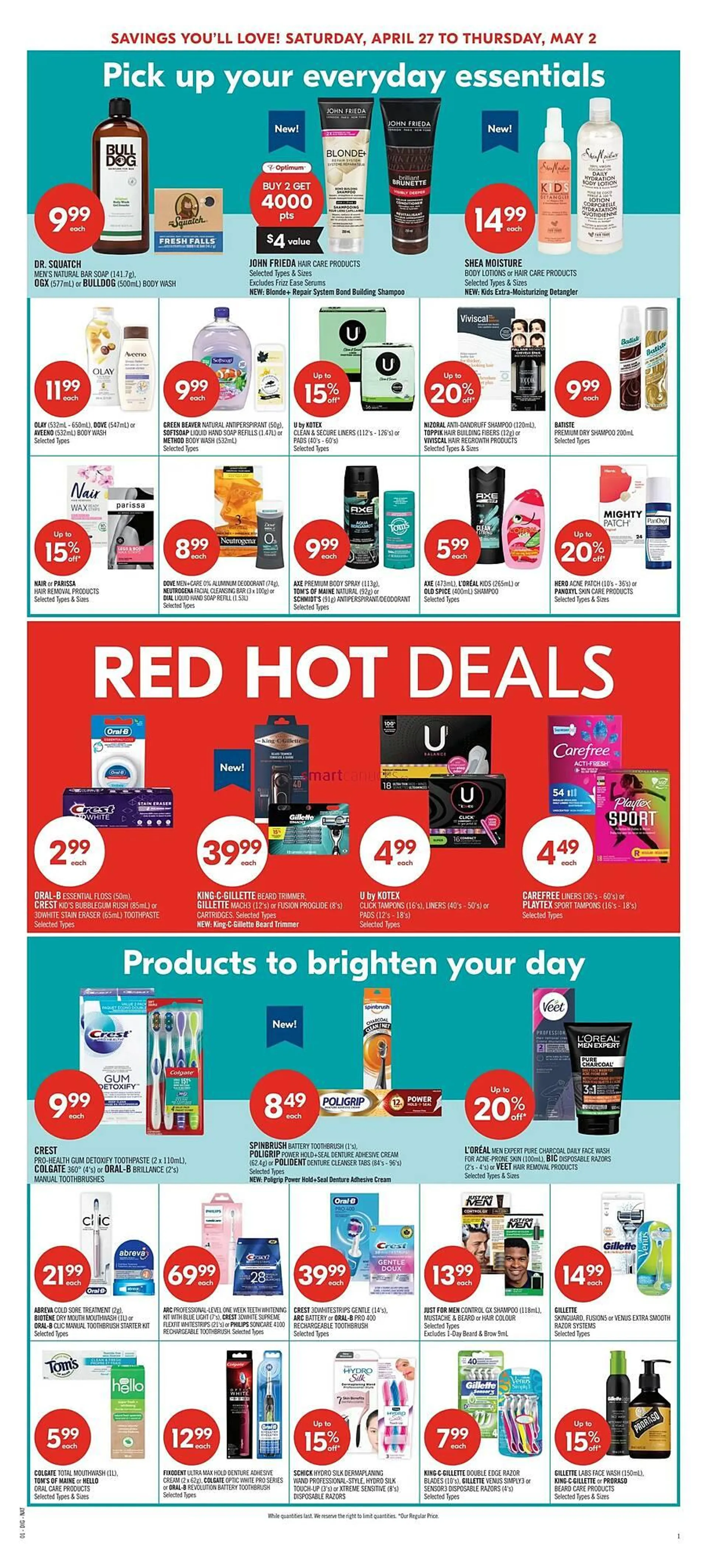 Shoppers Drug Mart flyer from April 25 to May 1 2024 - flyer page 5