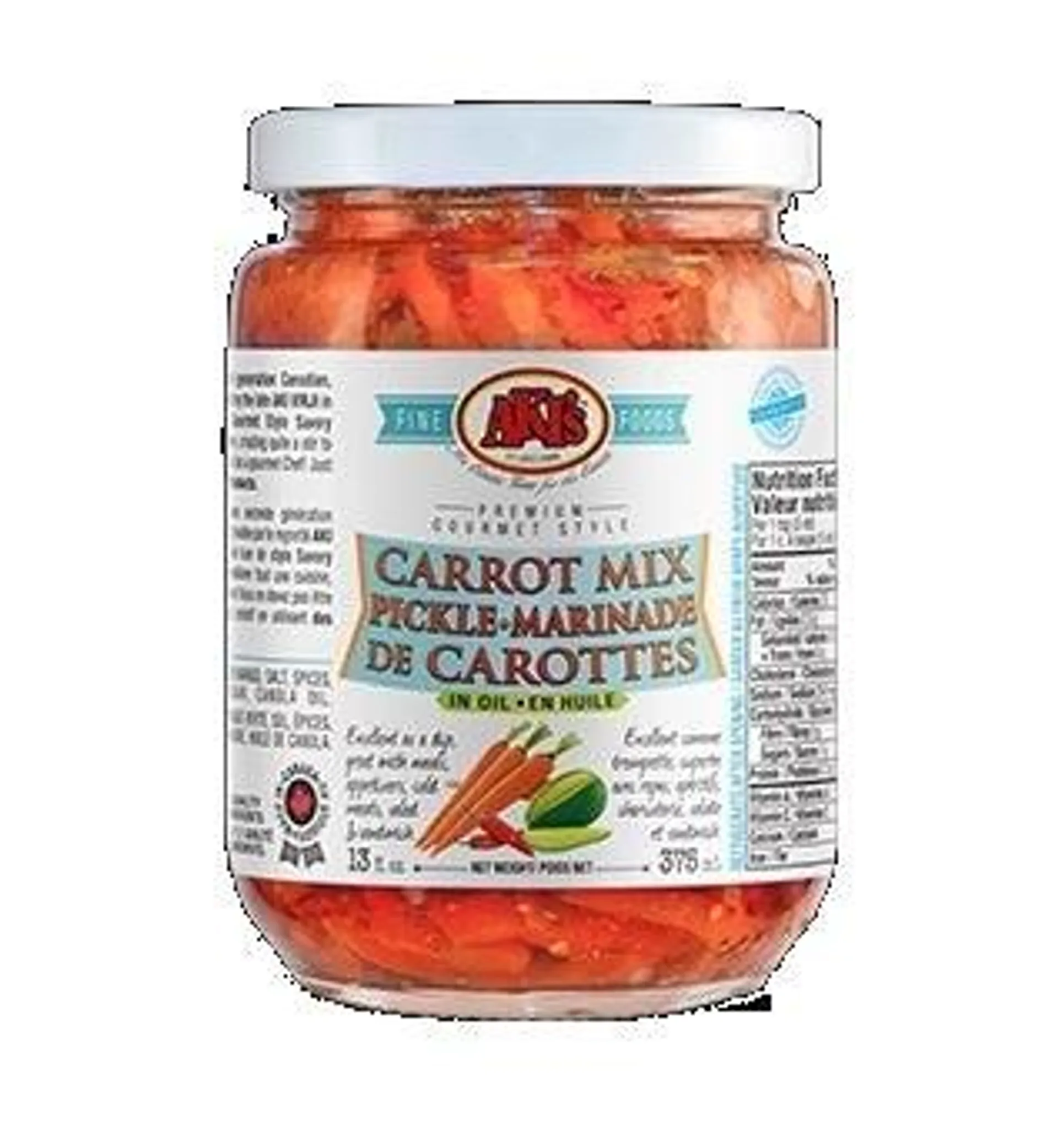 Akis Pickle Carrot Mix 375ml