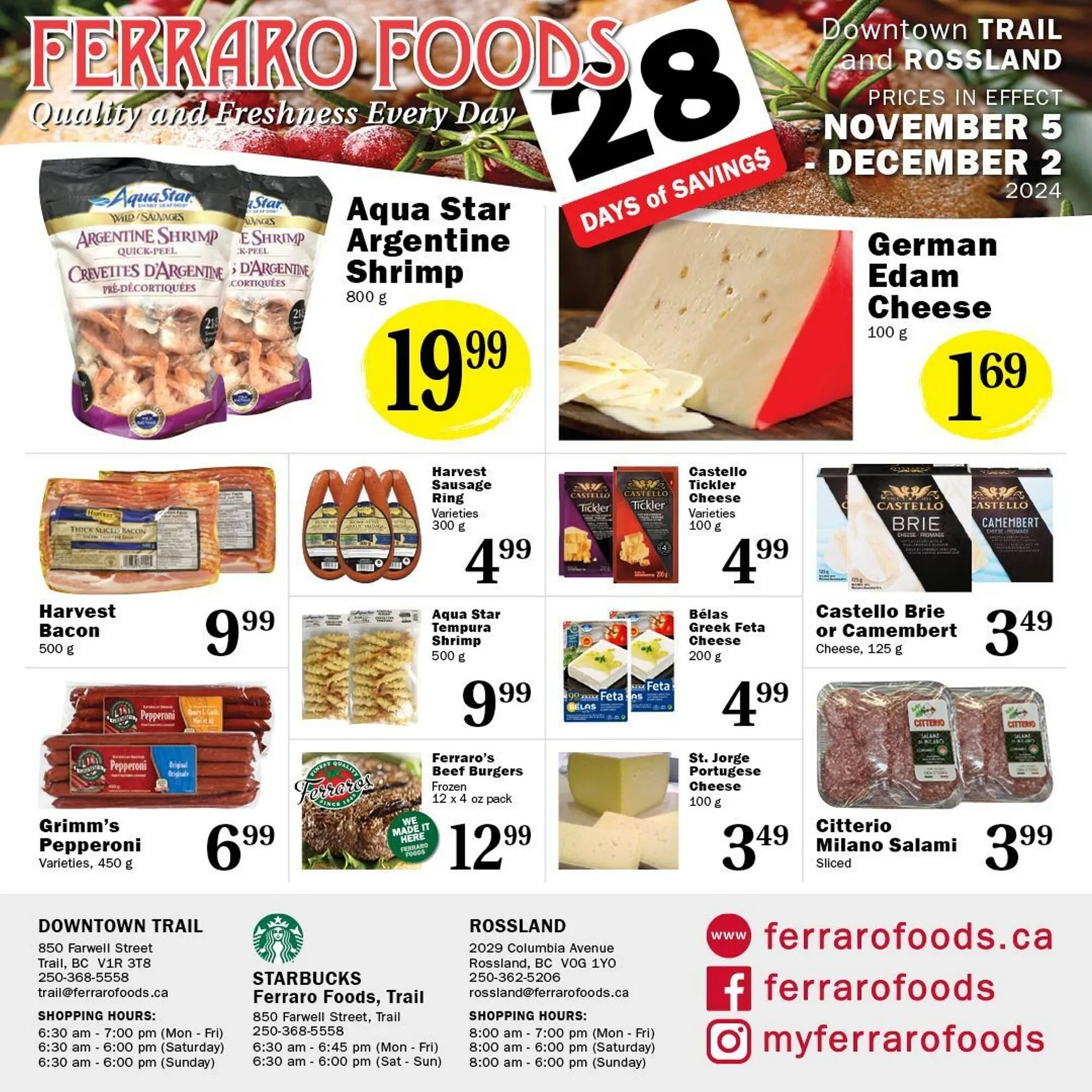 Ferraro Foods flyer - 1