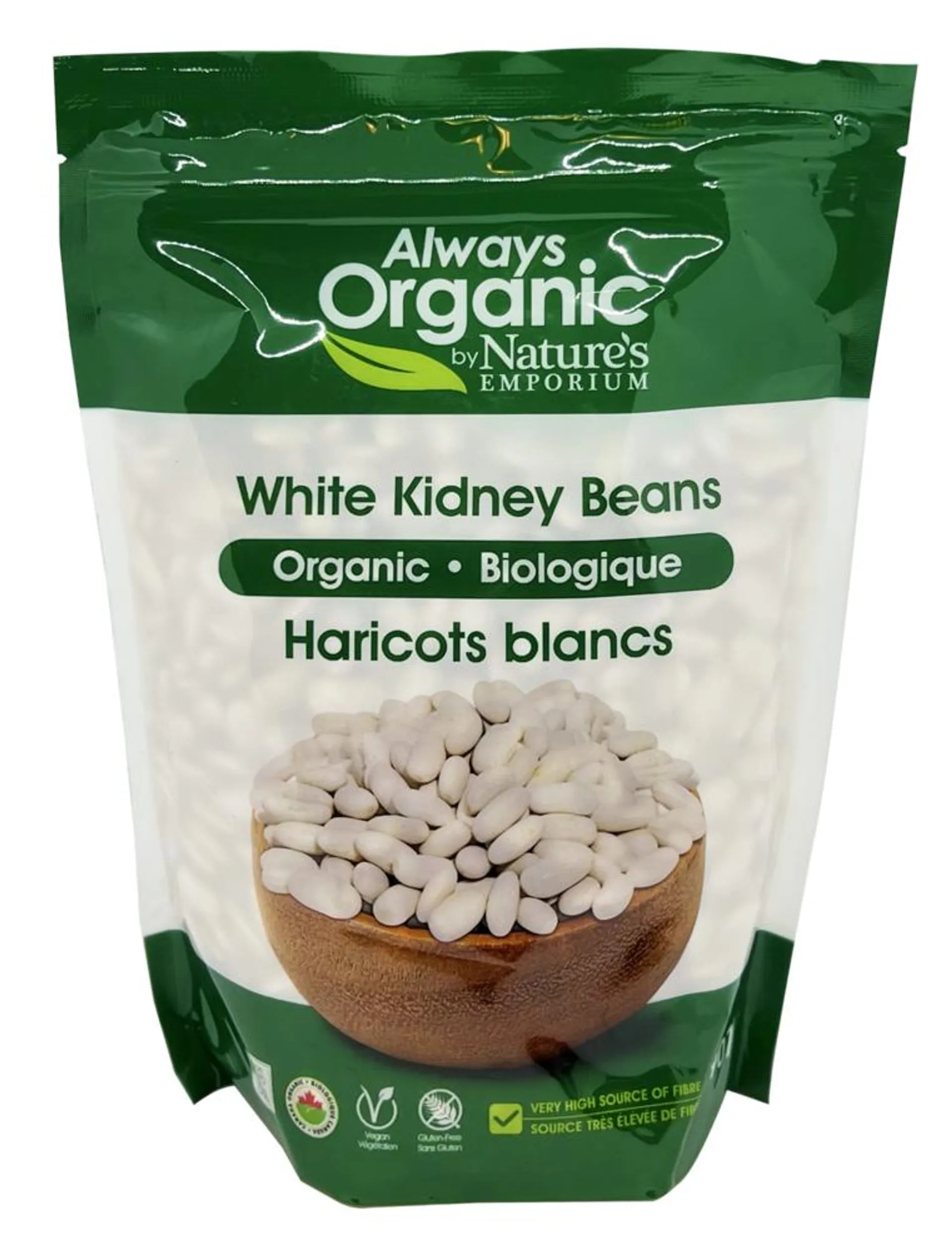 Always Organic Beans White Kidney Org Bag 907g