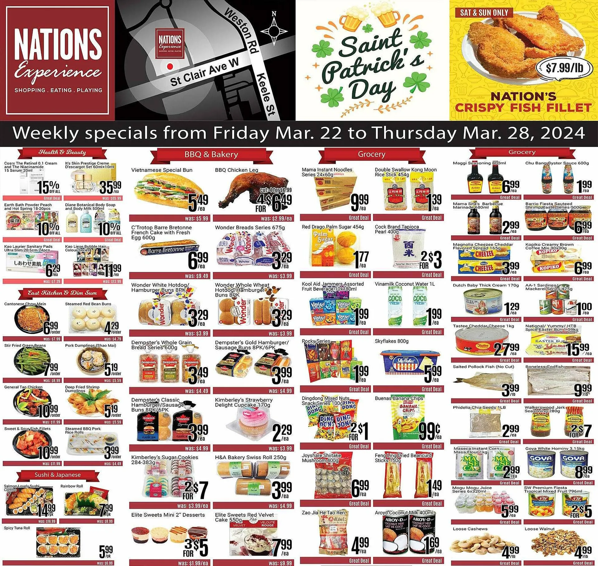 Nations Fresh Foods flyer from March 22 to March 29 2024 - flyer page 1