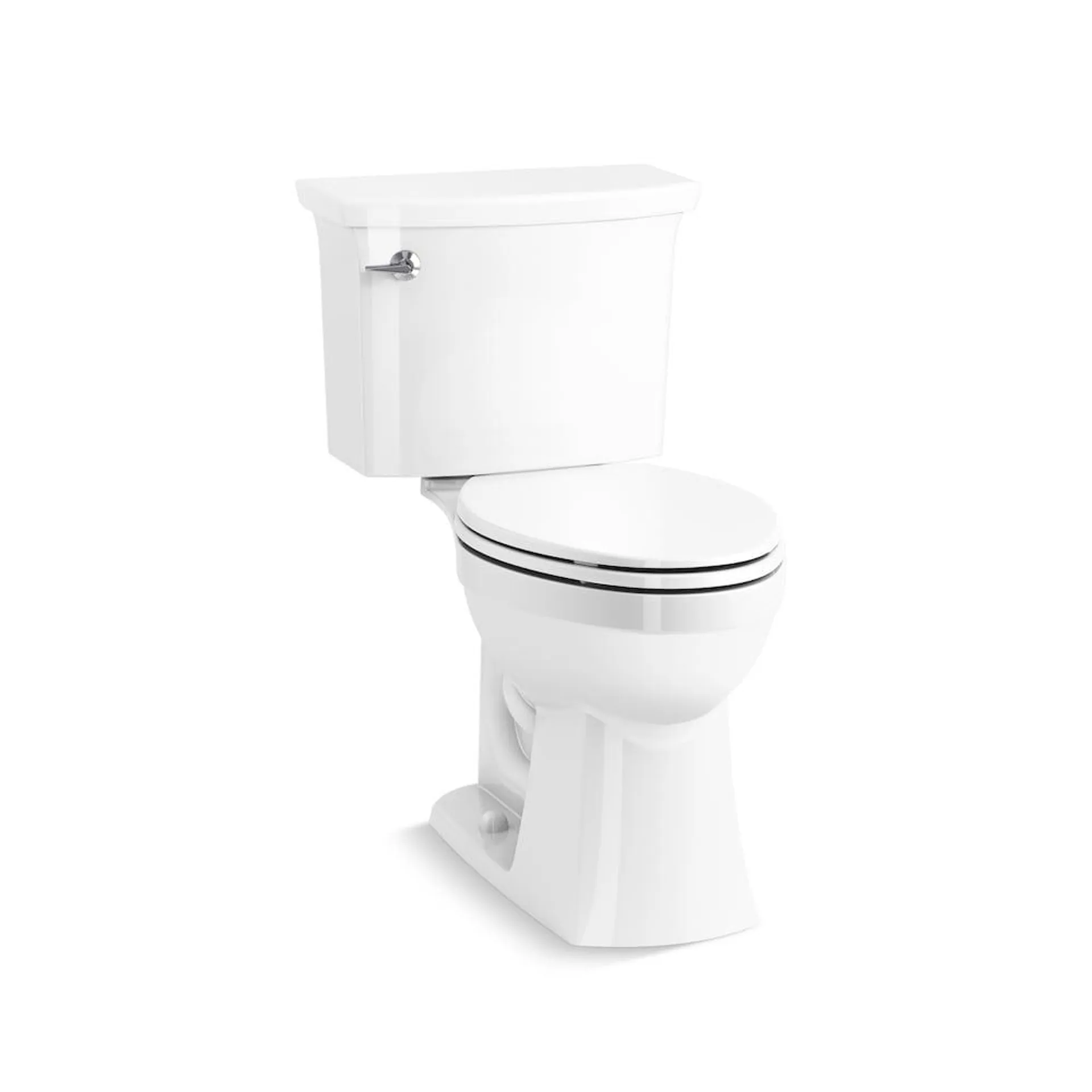 Elmbrook Revolution 360 Complete Solution 2-piece 4.8 LPF Single Flush Elongated Toilet in White (Seat Included)