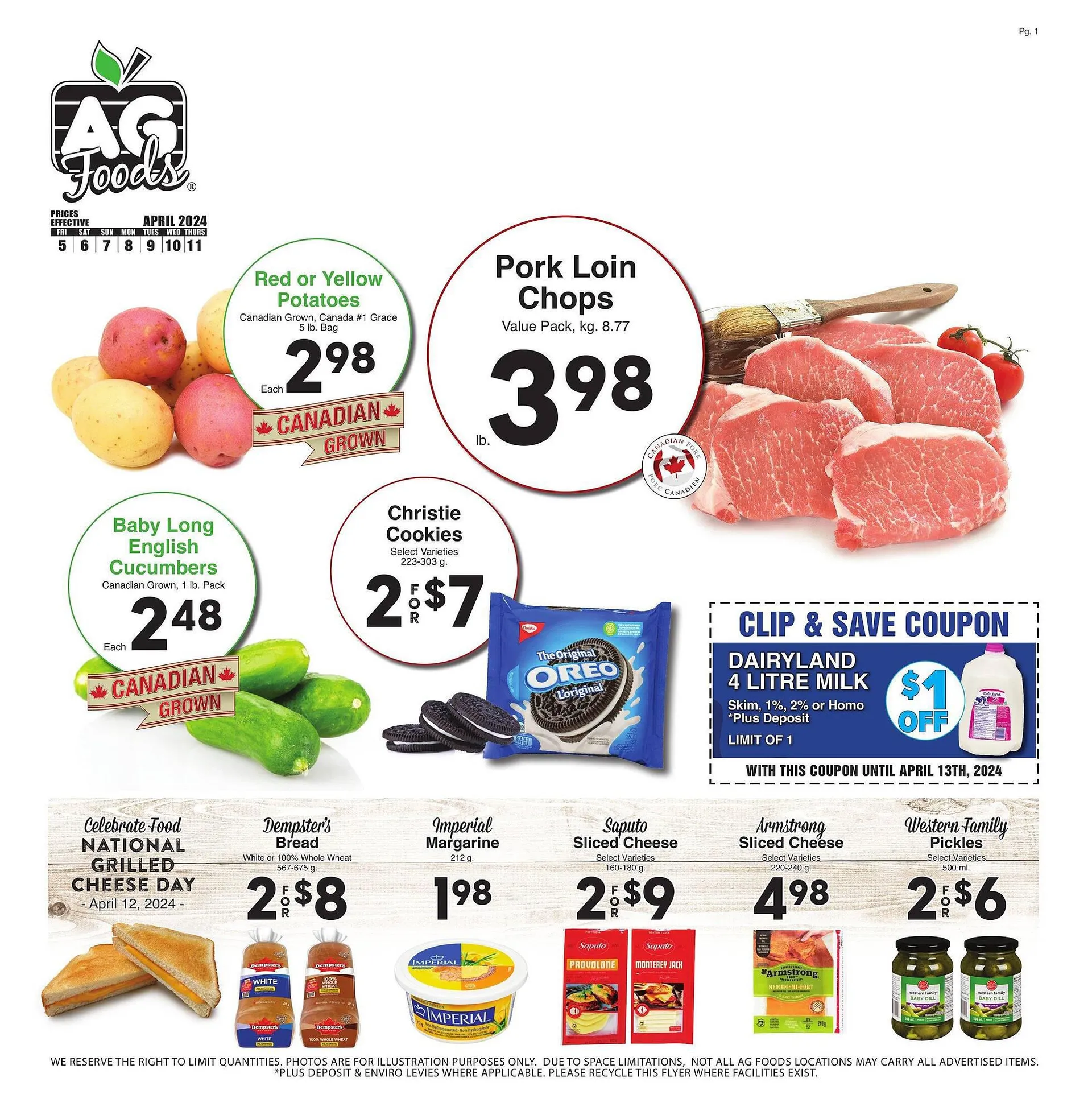 AG Foods flyer from April 5 to April 11 2024 - flyer page 