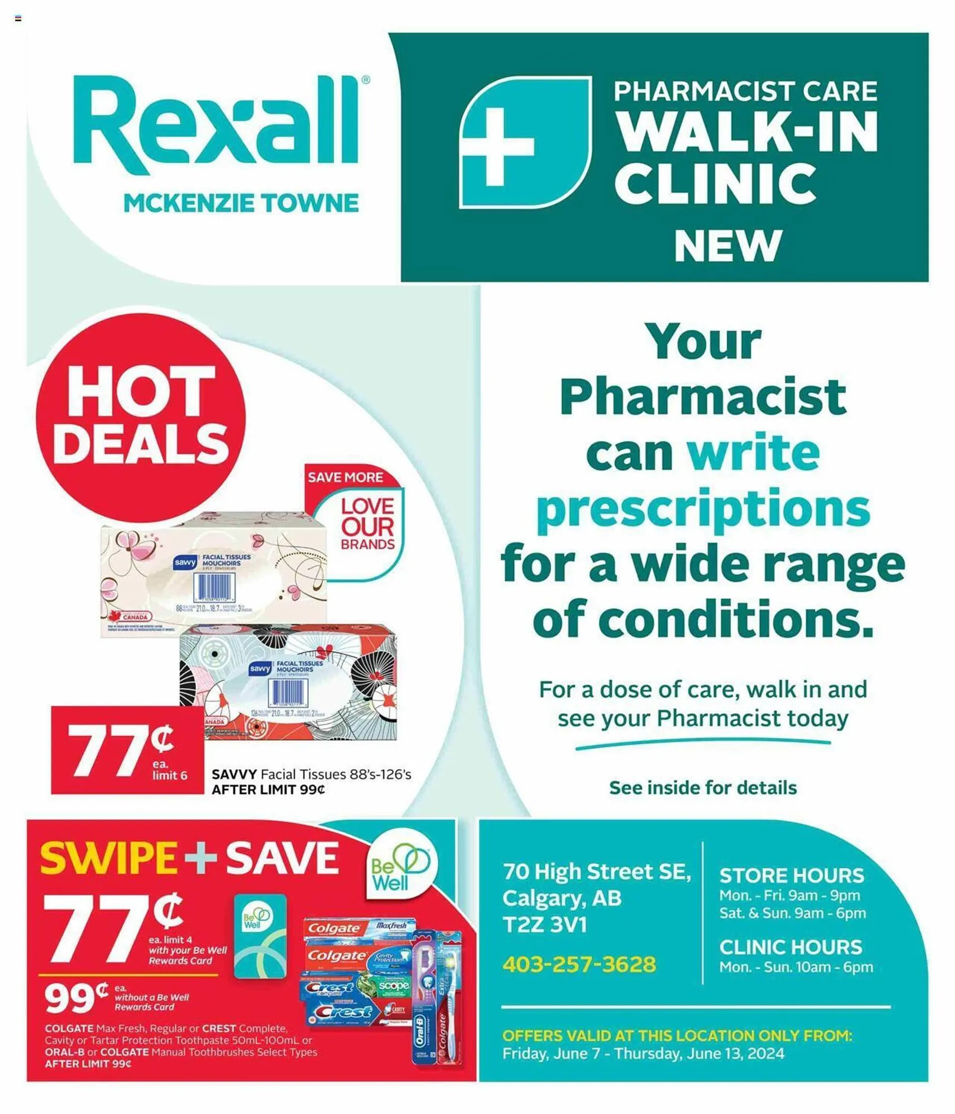 Rexall flyer from June 7 to June 13 2024 - flyer page 1