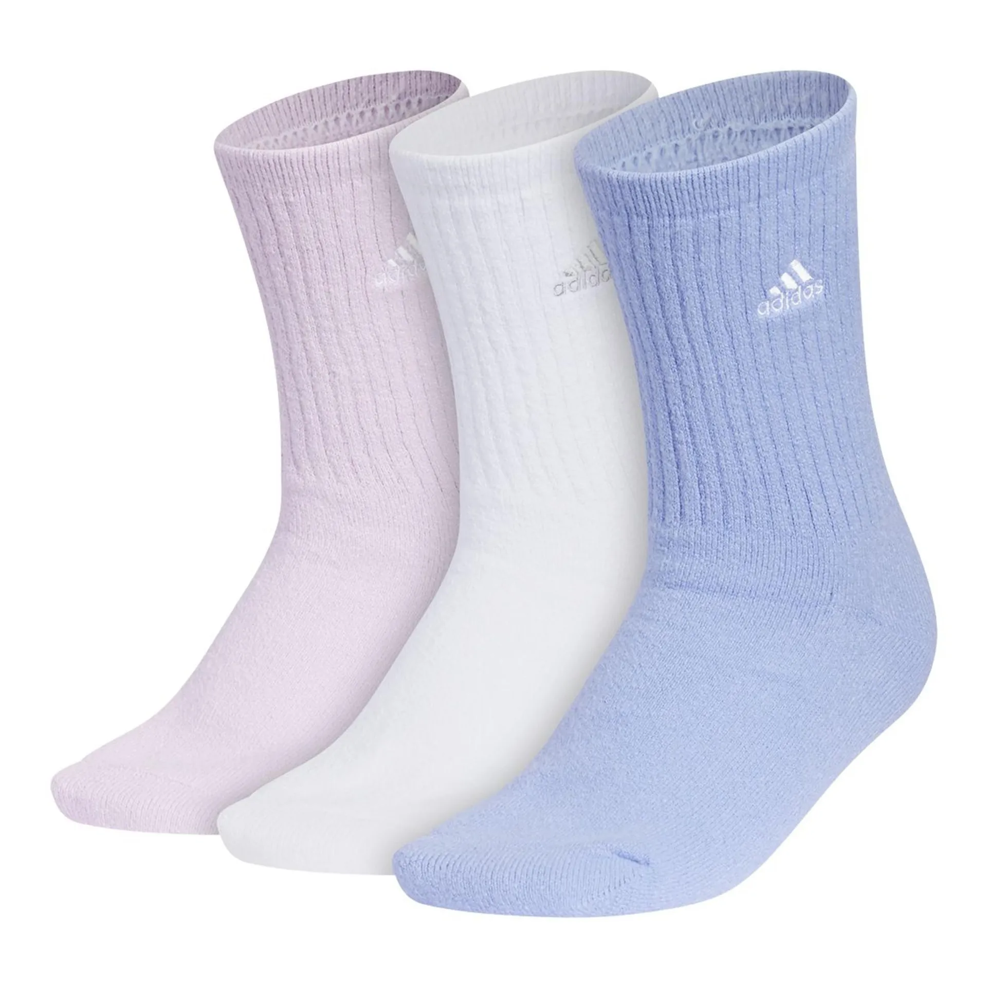 adidas Women's Comfort Cushioned Crew Socks - 3 Pack