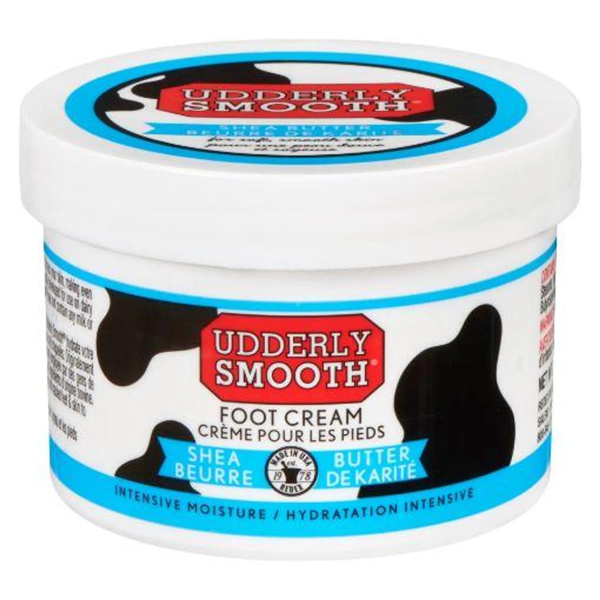 UDDERLY SMOOTH FOOT CREAM W/SHEA BUTTER - JAR 227GR