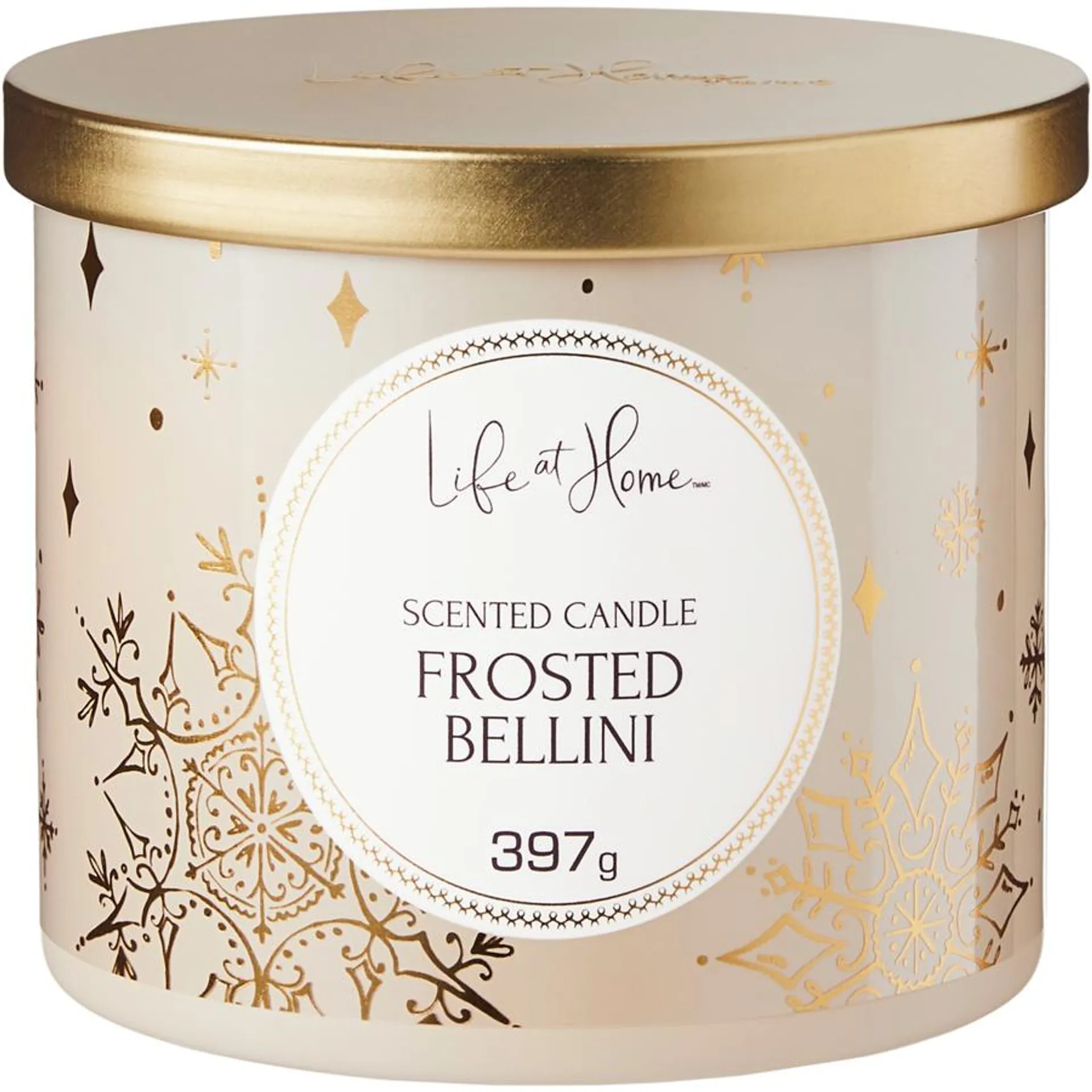 Frosted Bellini Scented Candle