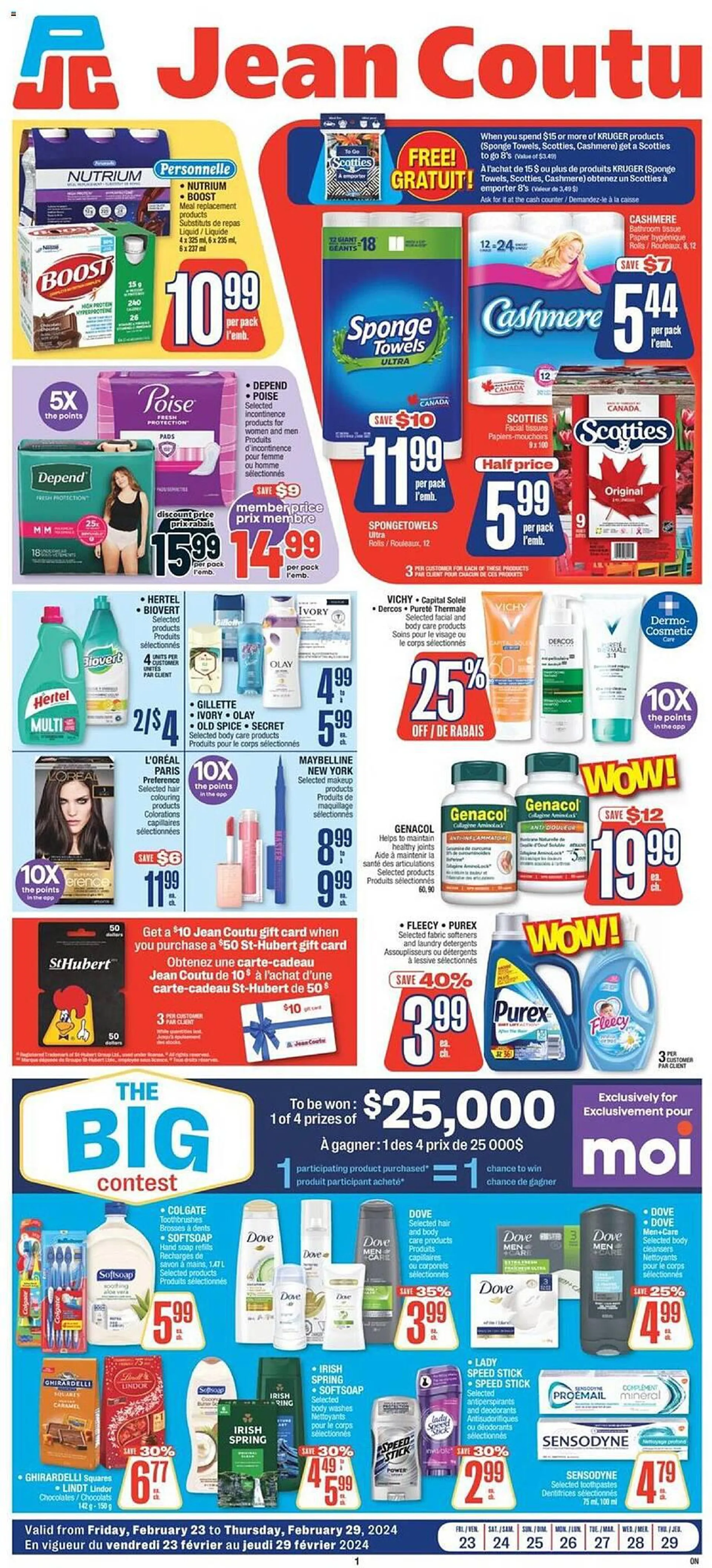 Jean Coutu flyer from February 23 to February 29 2024 - flyer page 
