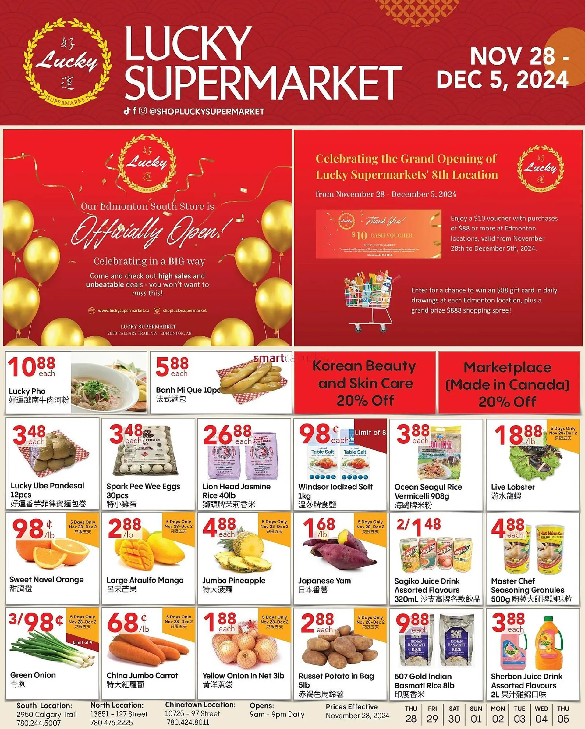 Lucky Supermarket flyer - 1