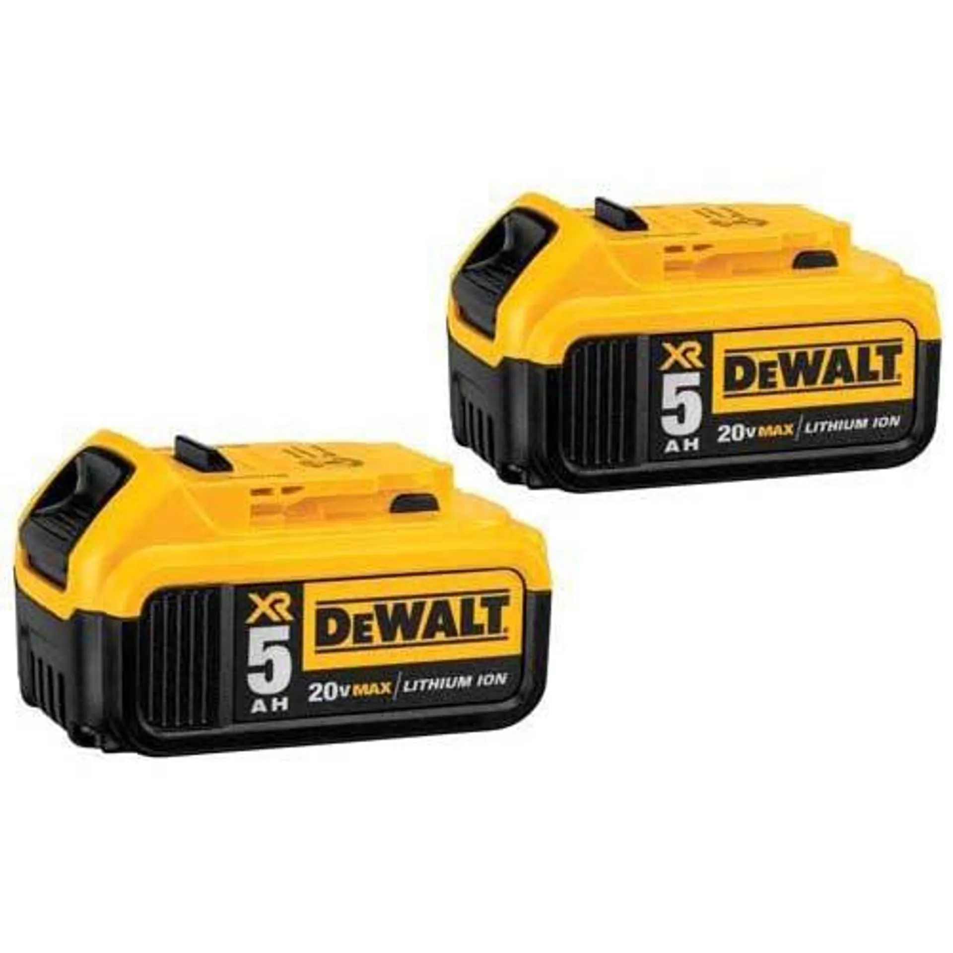 DEWALT 20V 5AMP LITHIUM ION BATTERY 2PCK