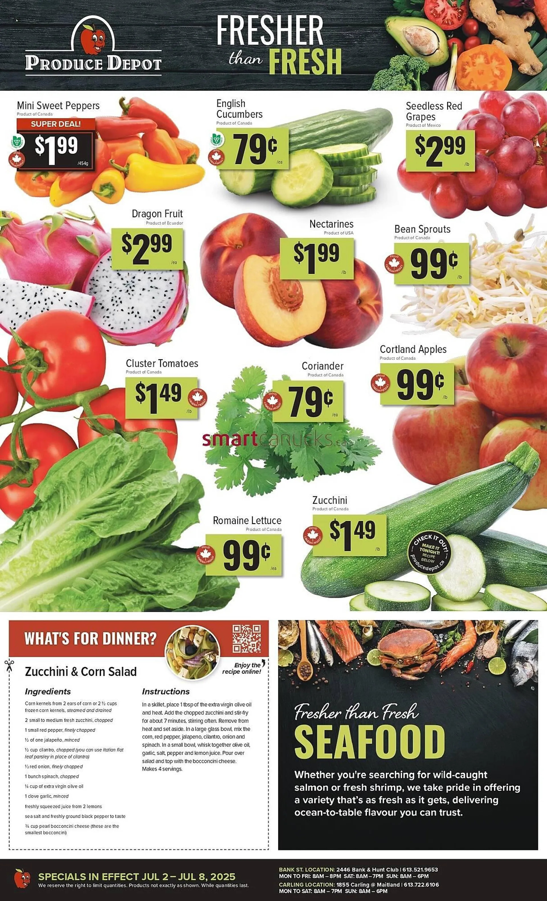 Produce Depot flyer - 1