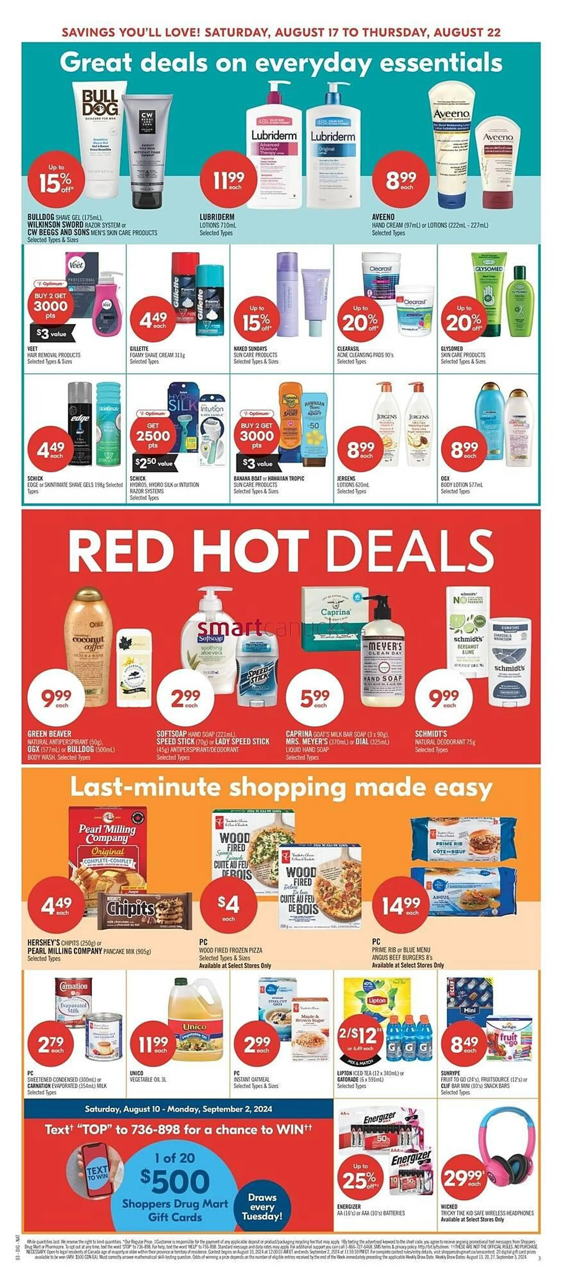 Shoppers Drug Mart flyer from August 15 to August 21 2024 - flyer page 22