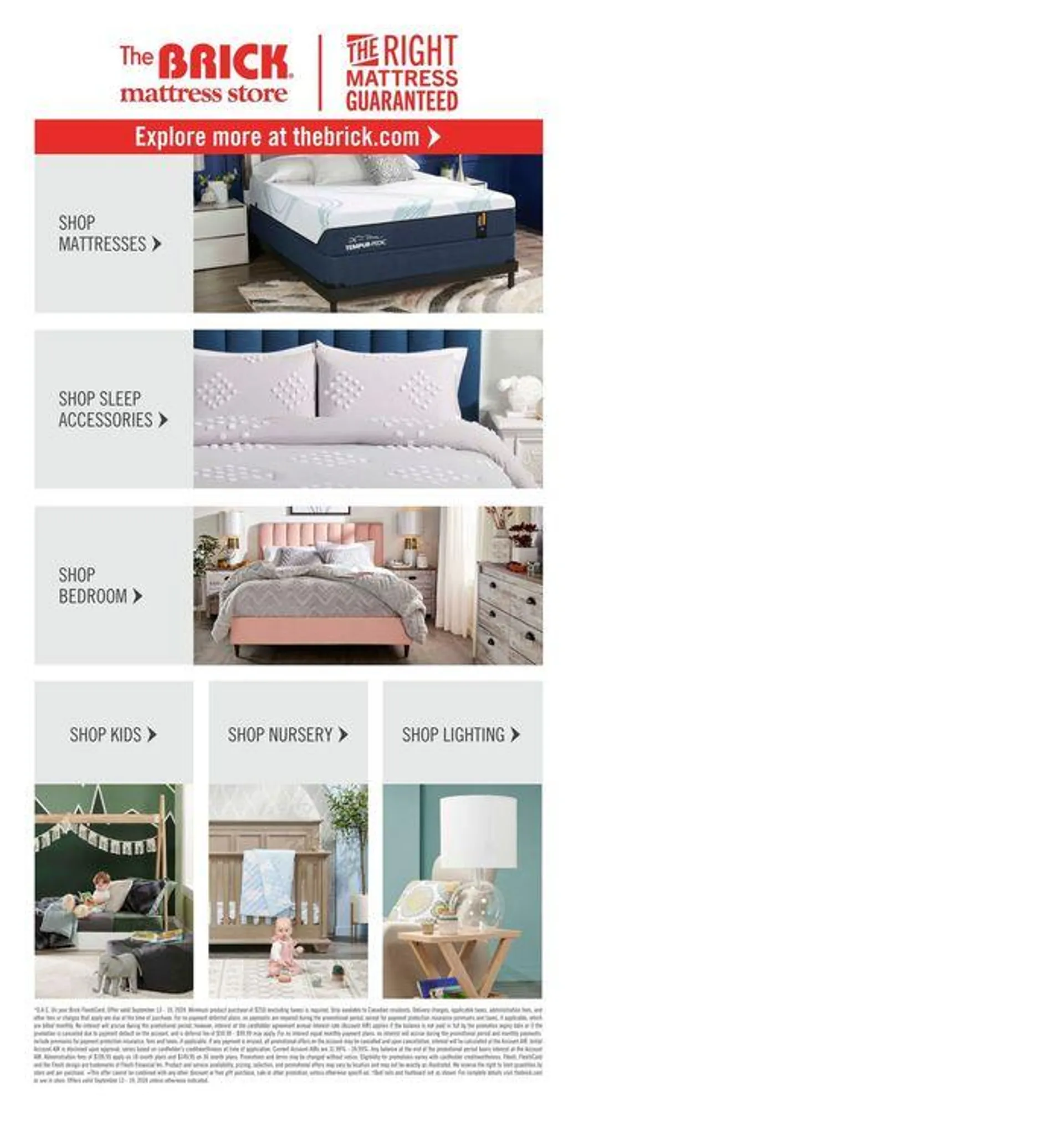 Brick Mattress Store from September 13 to September 19 2024 - flyer page 20