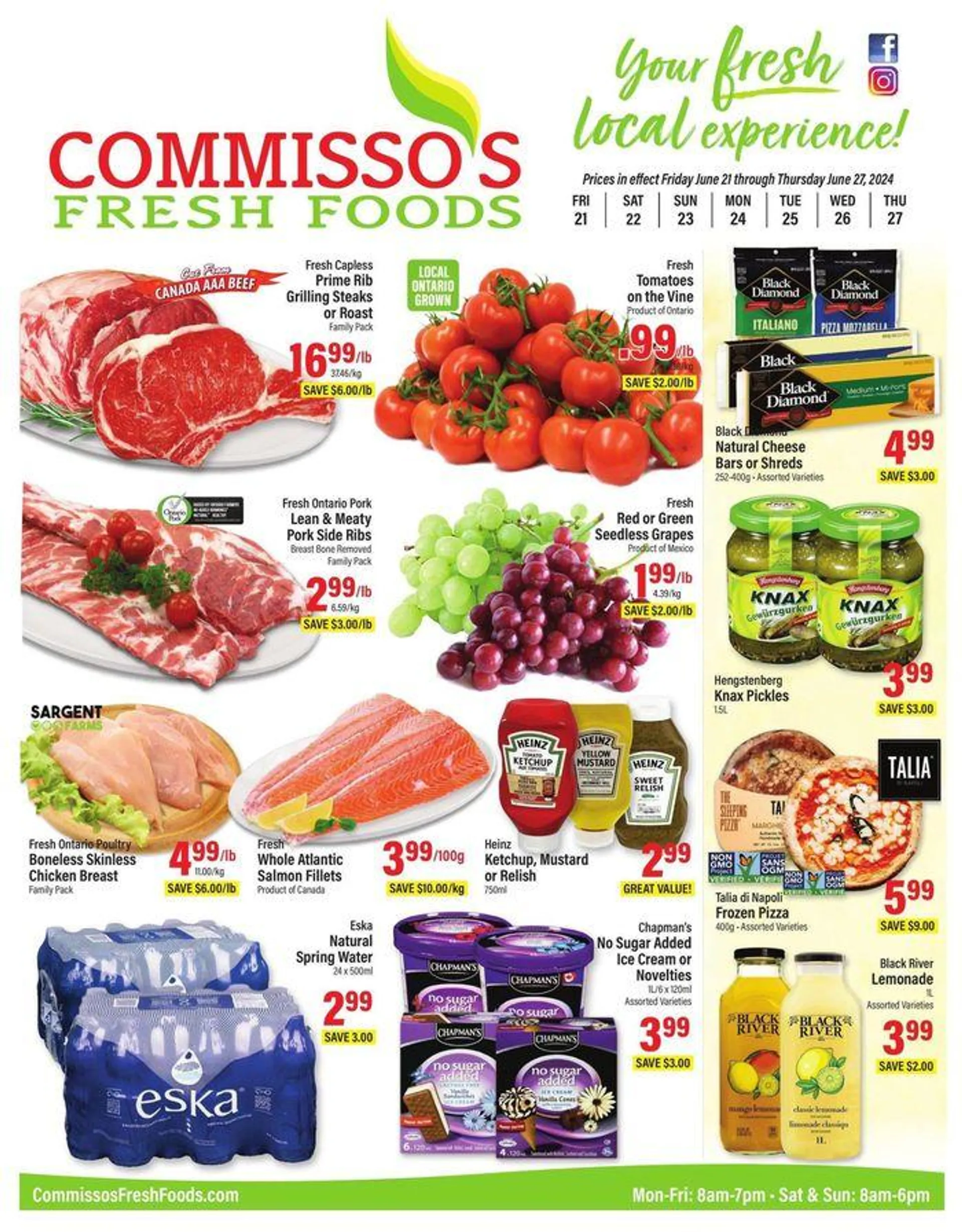 Commissos Fresh Foods weeky flyer - 1