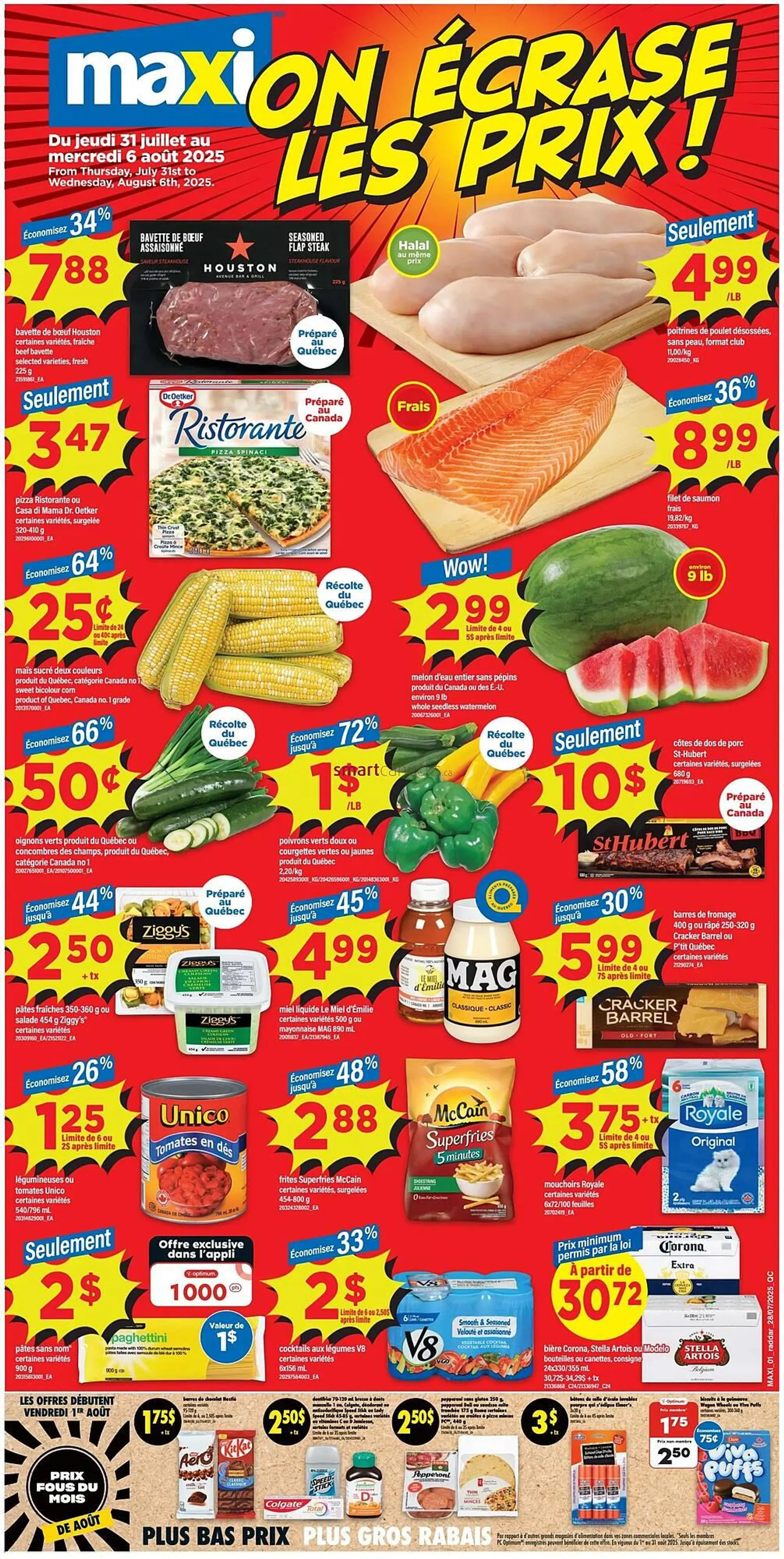 Maxi flyer from July 31 to August 6 2025 - flyer page 1