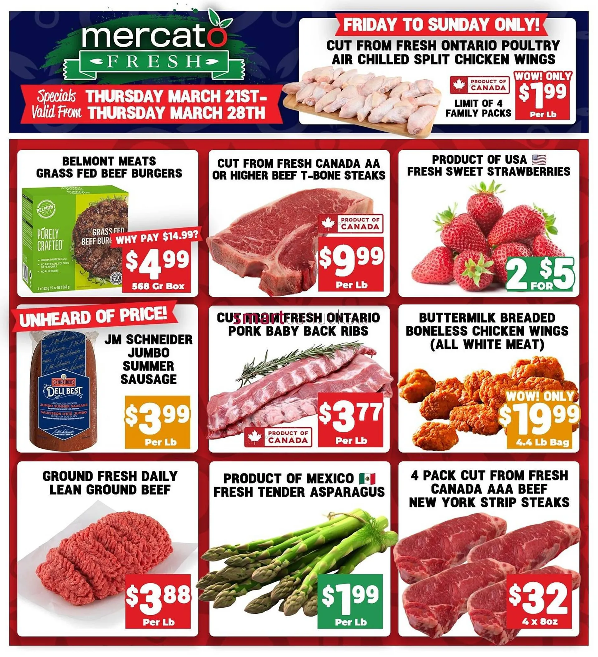 Mercato Fresh flyer from March 21 to March 27 2024 - flyer page 1