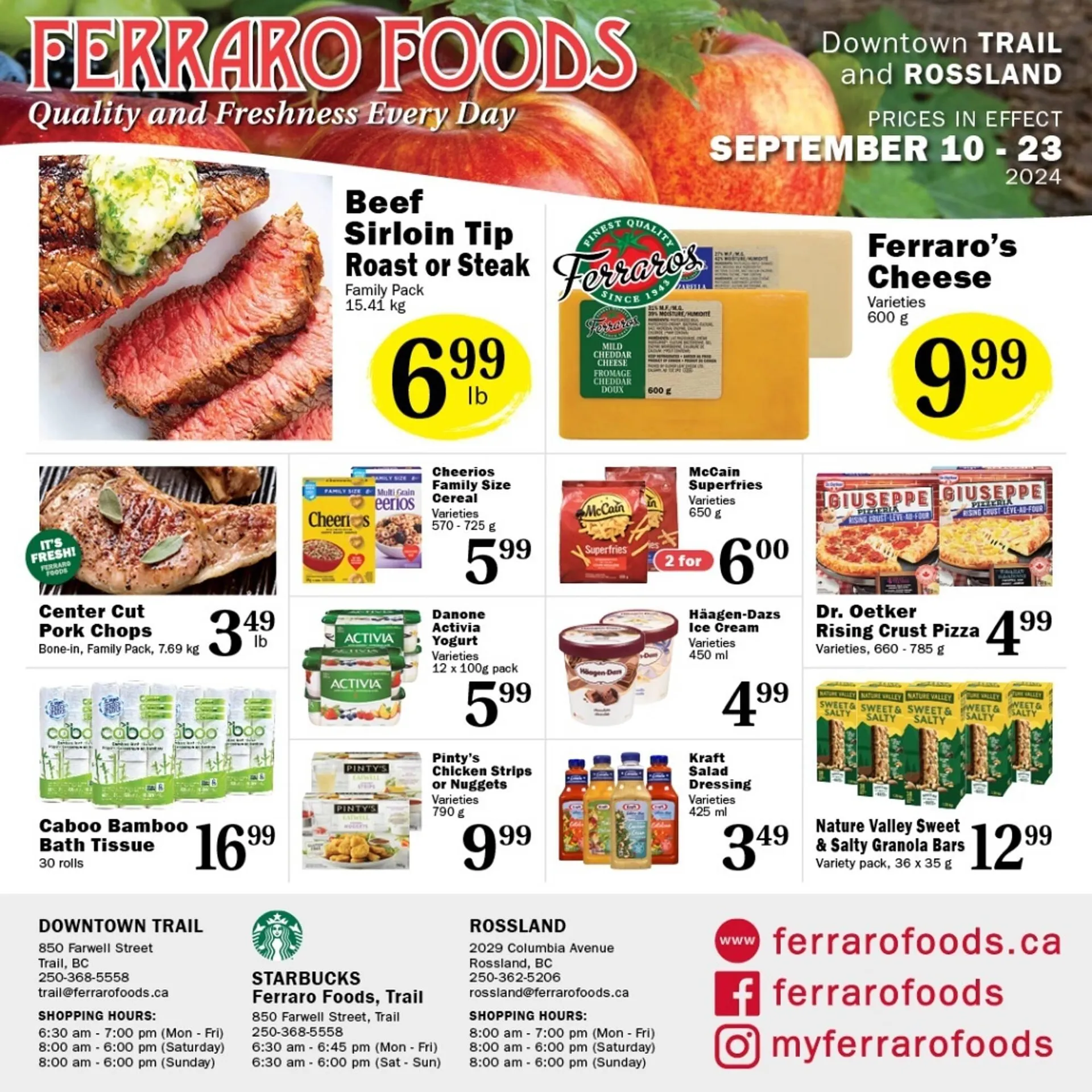 Ferraro Foods flyer - 1