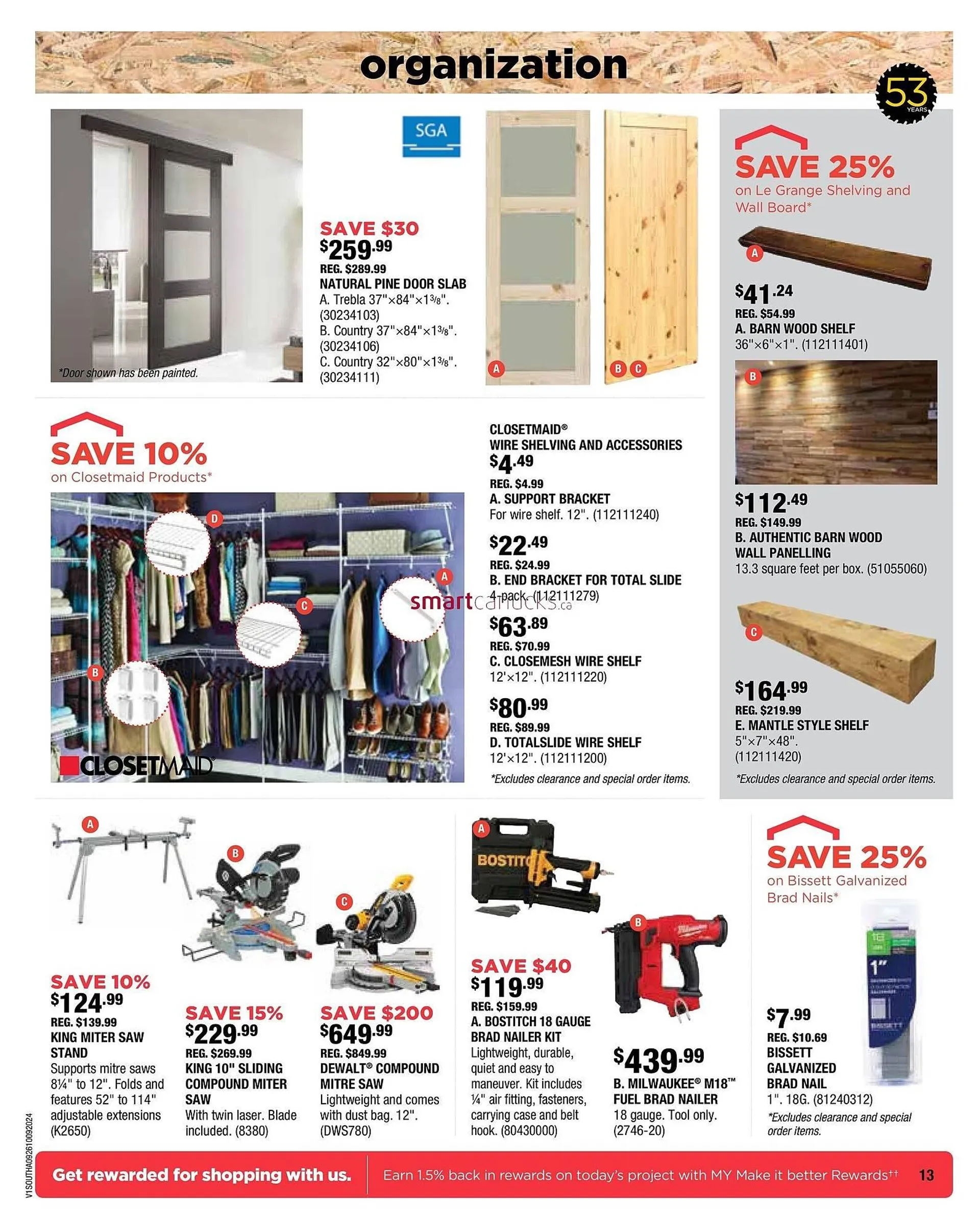 McMunn & Yates Building Supplies flyer from September 26 to October 2 2024 - flyer page 13