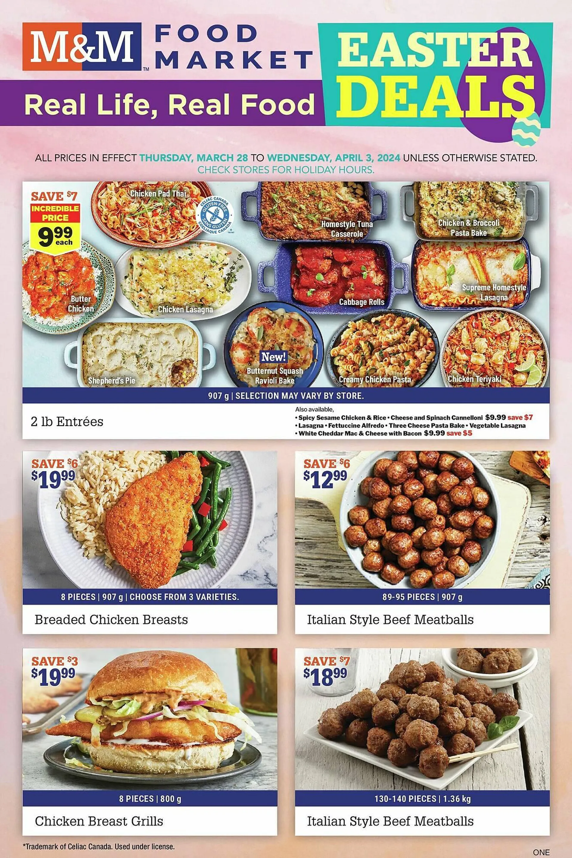 M & M Food Market flyer from March 28 to April 4 2024 - flyer page 1