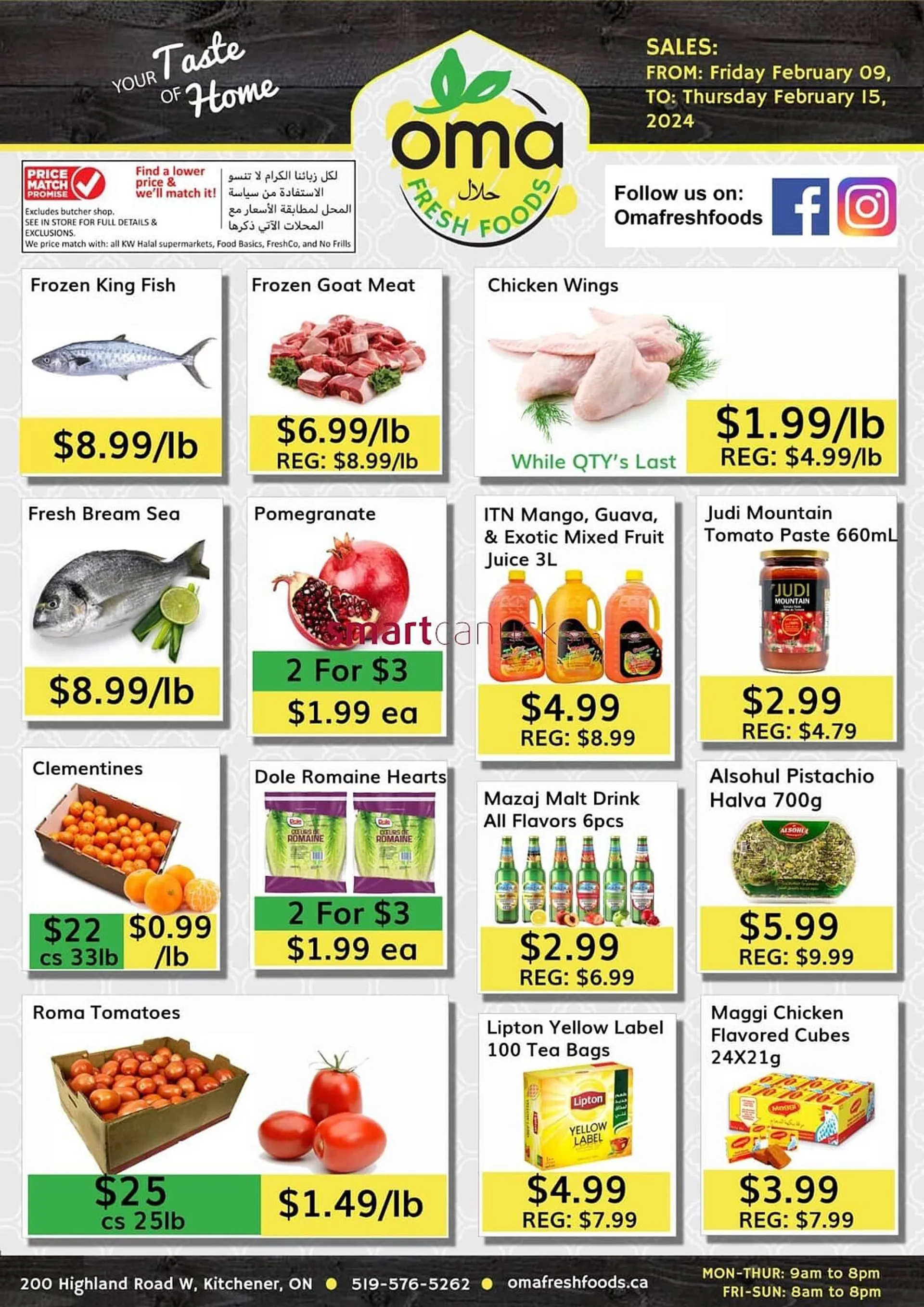 Oma Fresh Foods flyer from February 9 to February 15 2024 - flyer page 