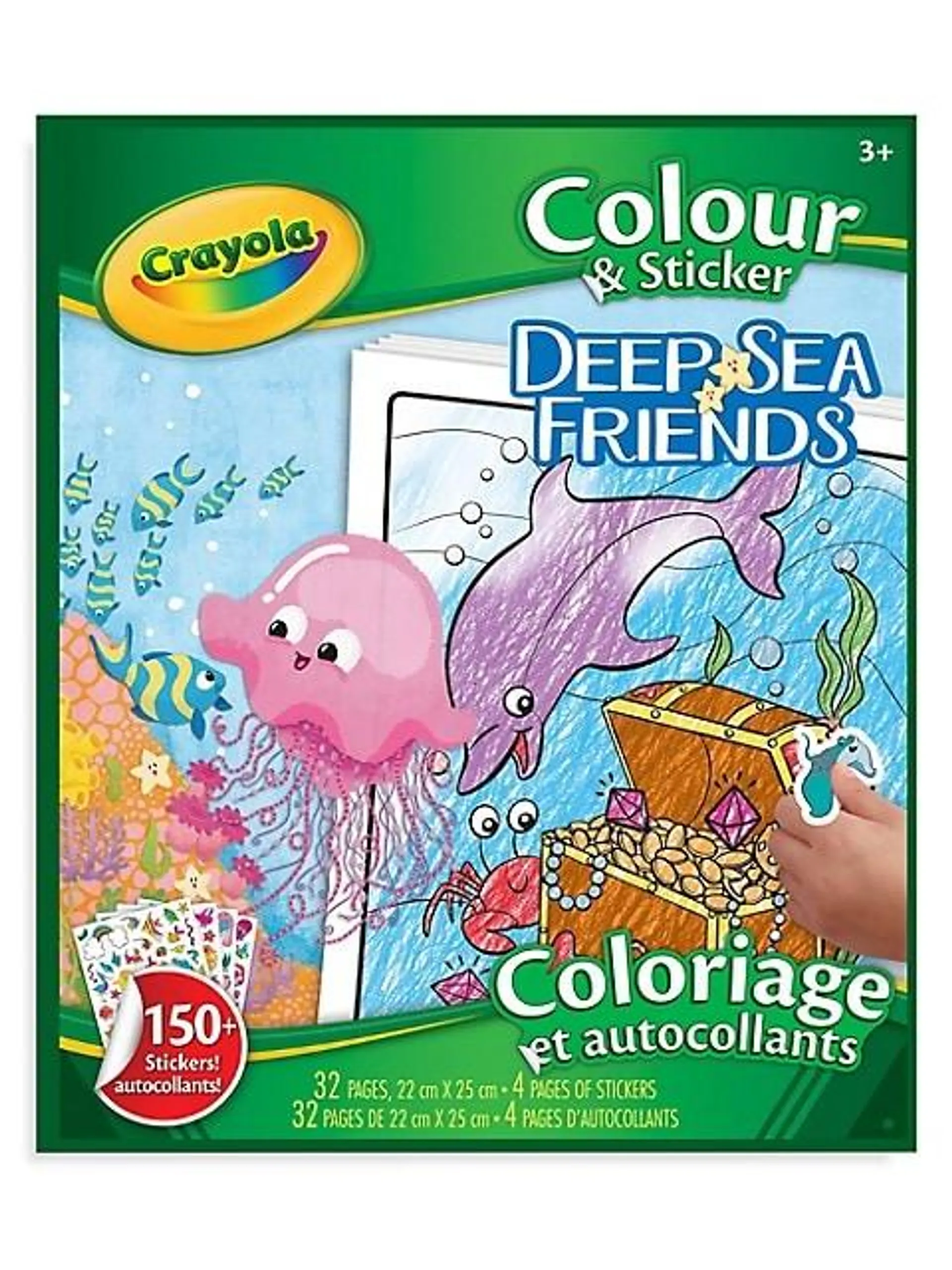 Deep Sea Friends Colour and Sticker Book