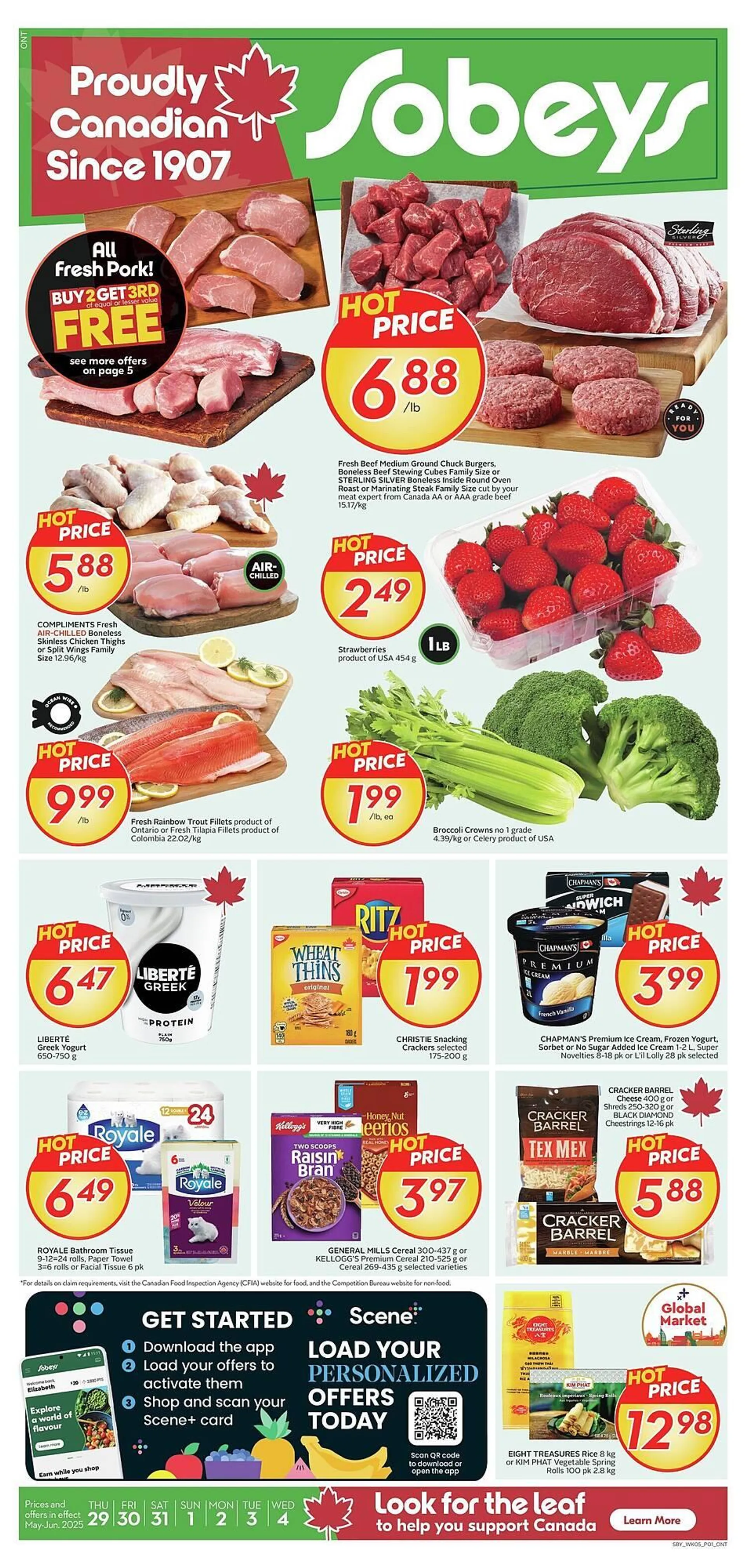 Sobeys flyer from May 30 to June 9 2025 - flyer page 1