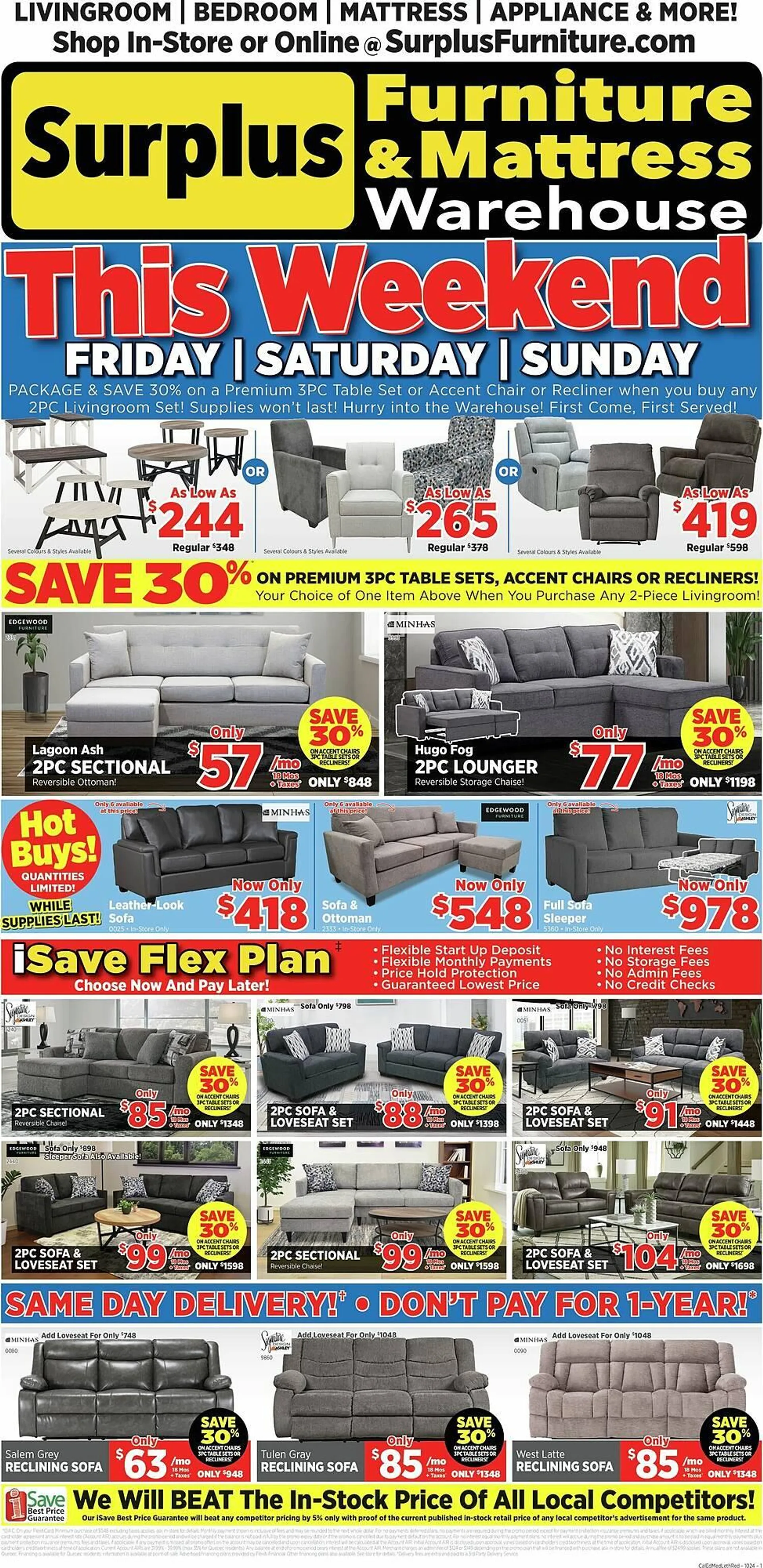 Surplus Furniture flyer - 1