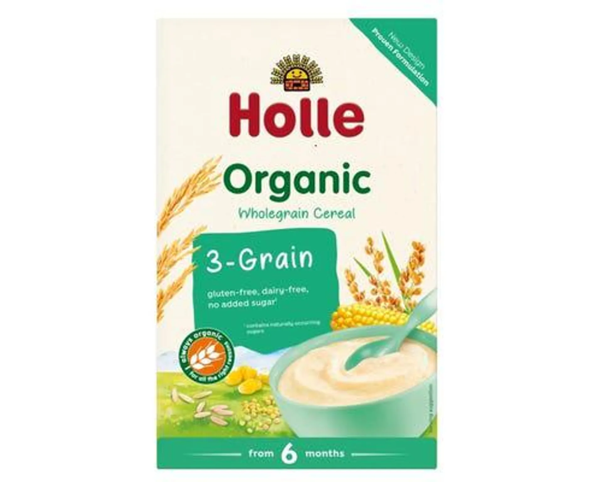 Holle Organic Wholegrain Cereal 3-Grain Porridge 250g