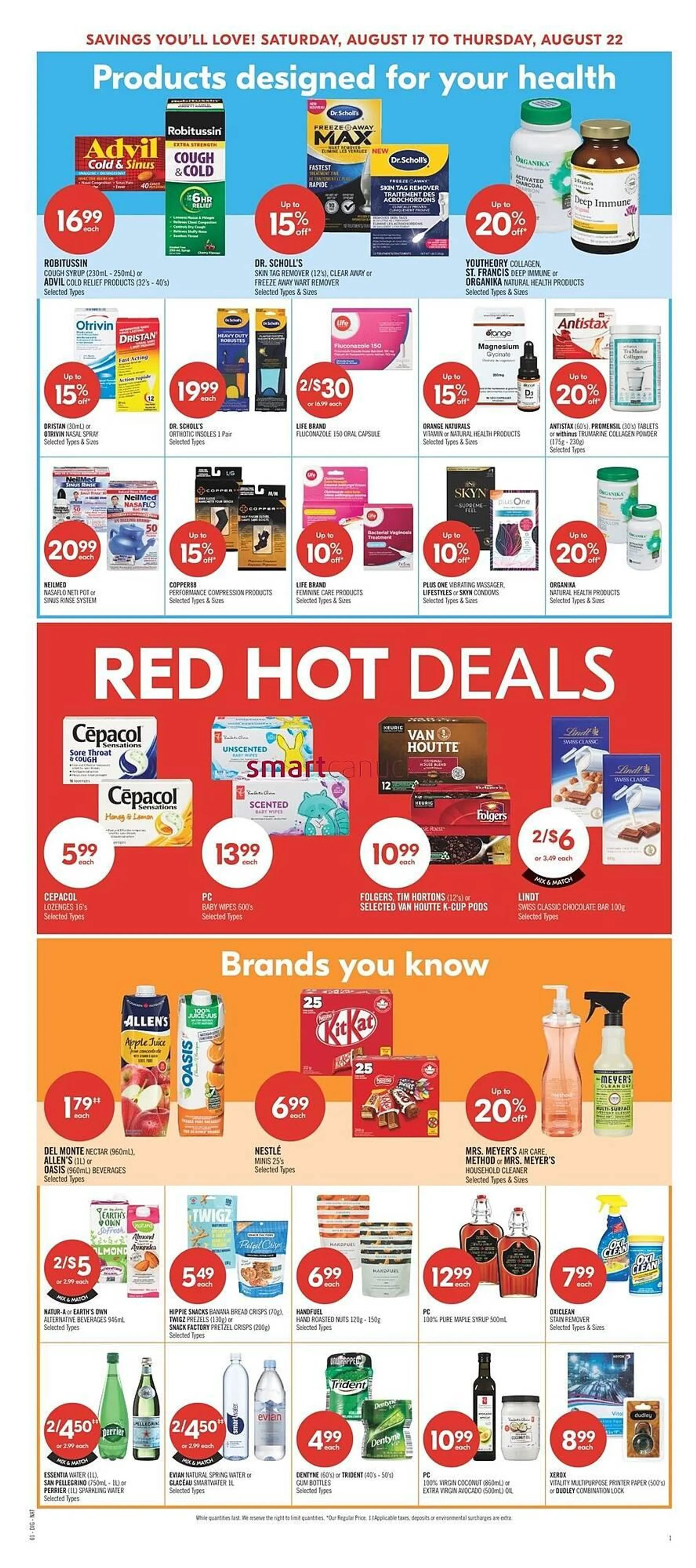 Shoppers Drug Mart flyer from August 15 to August 21 2024 - flyer page 20