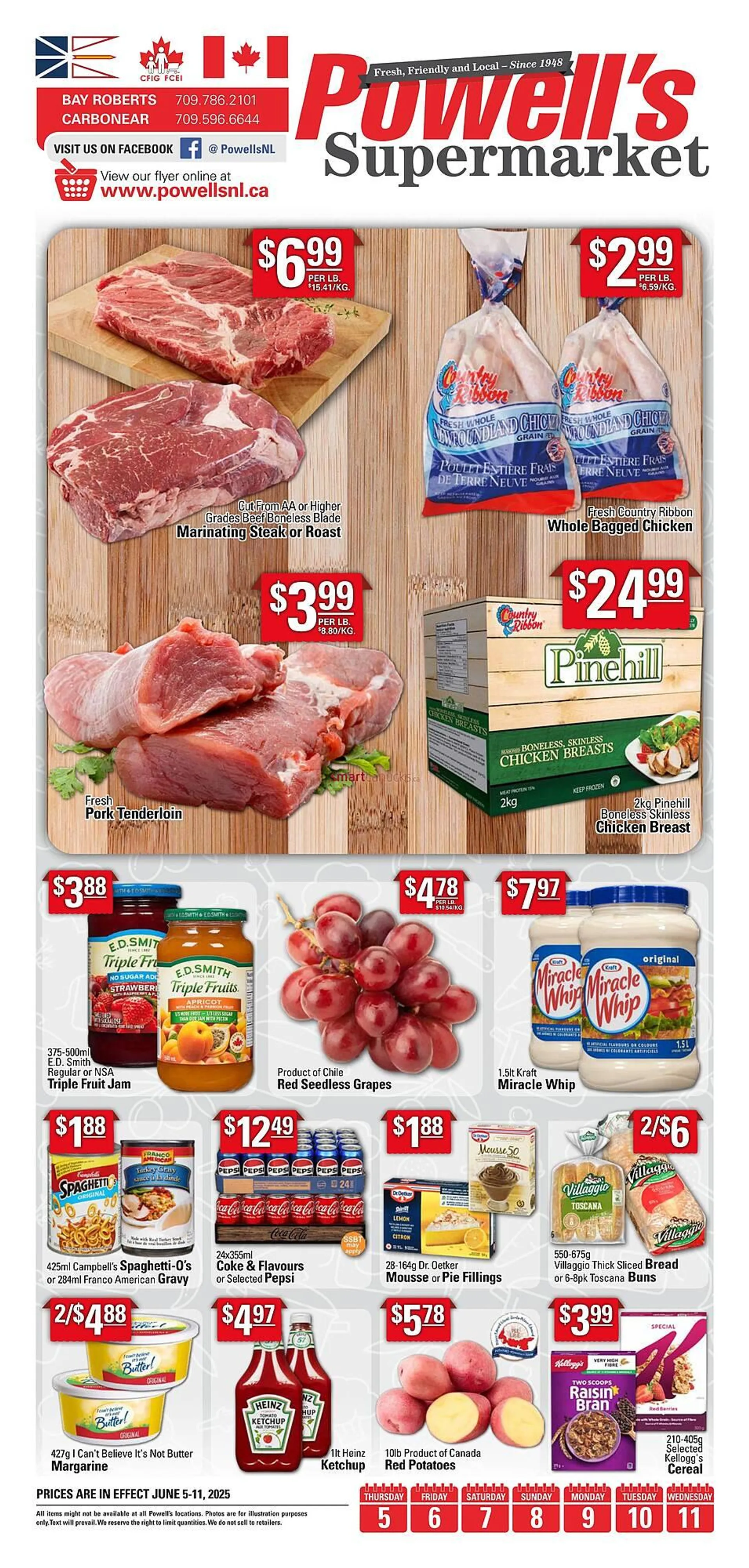 Powells Supermarket flyer - 1