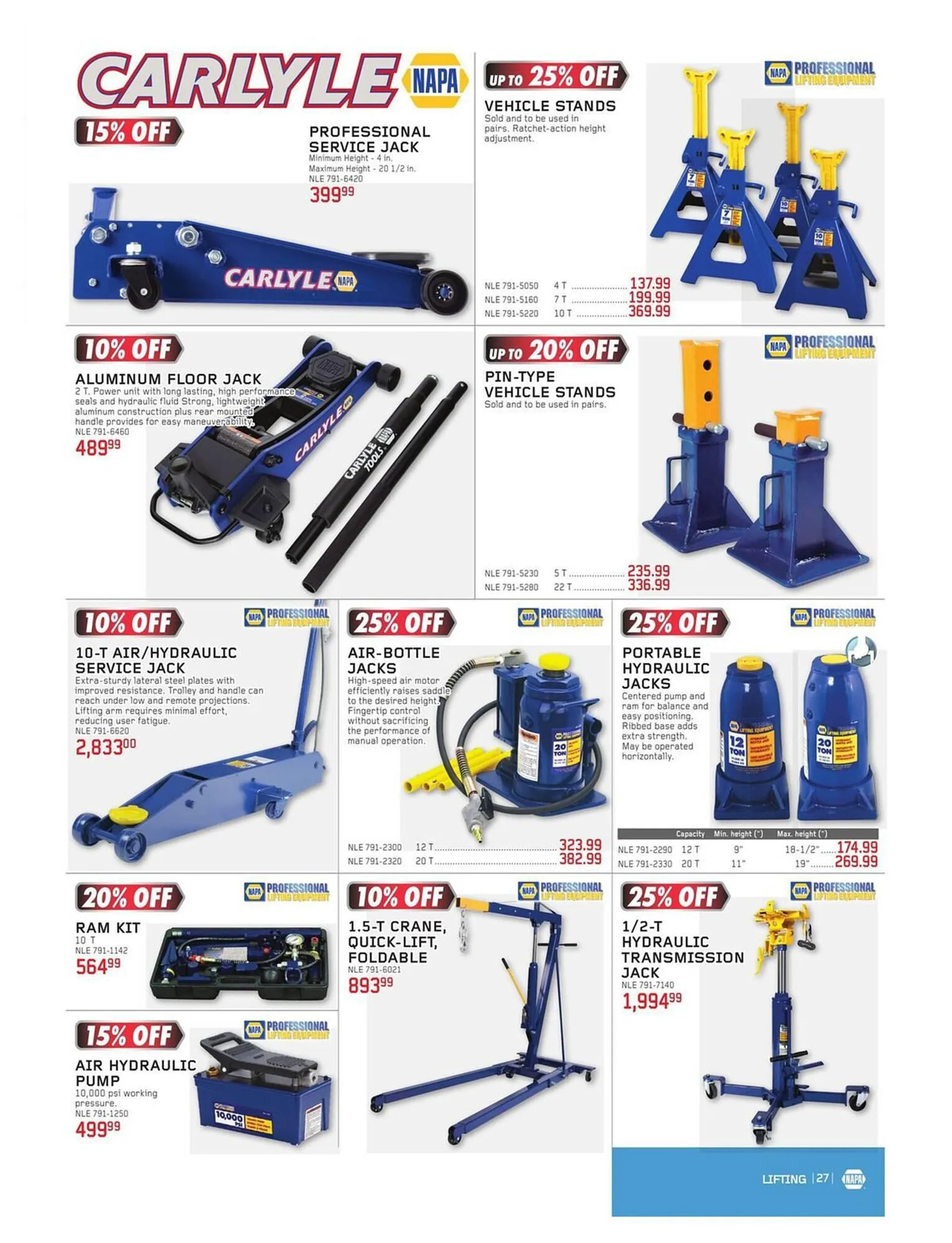 NAPA Auto Parts flyer from November 1 to December 31 2023 - flyer page 27