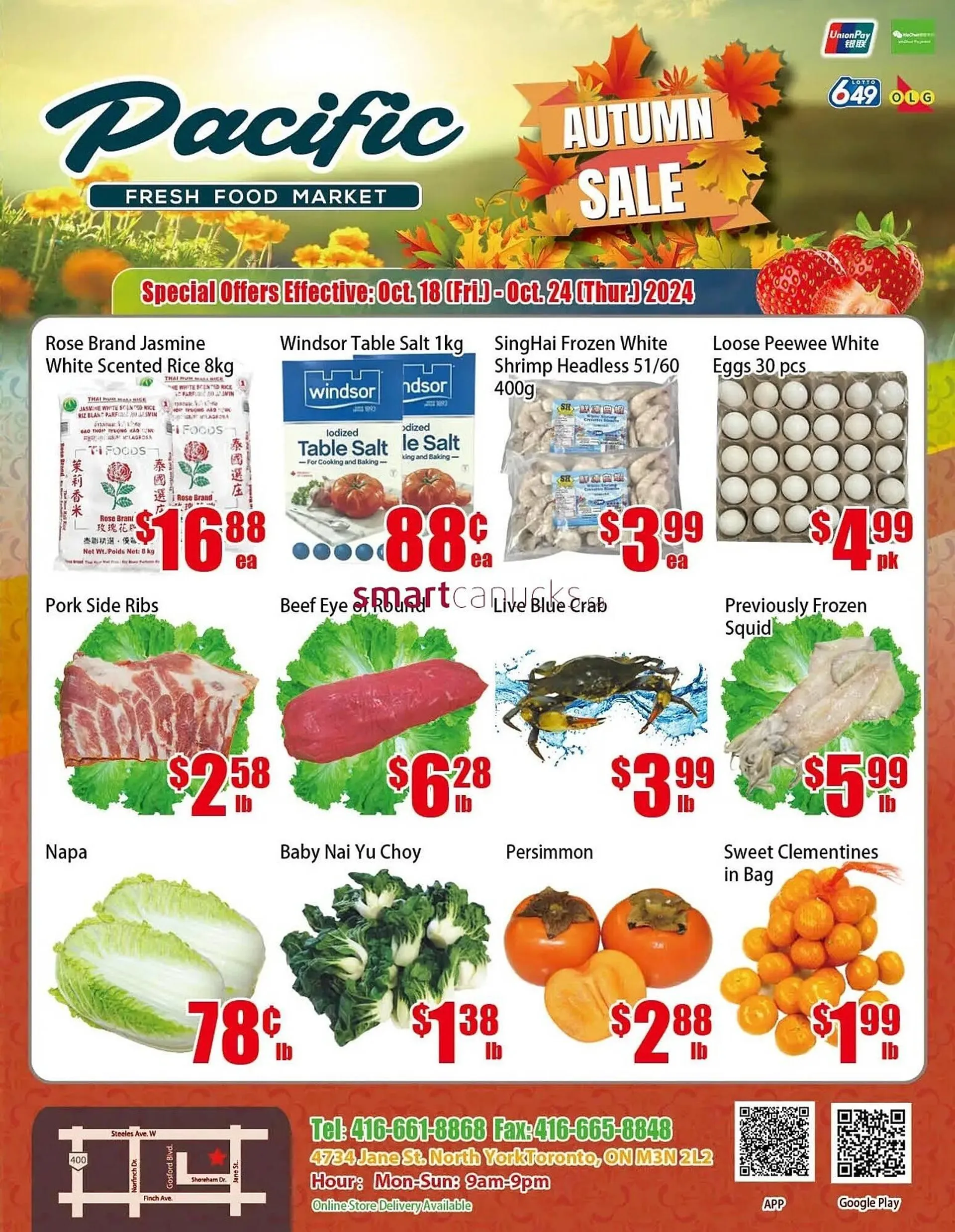 New Pacific Supermarket flyer - 1