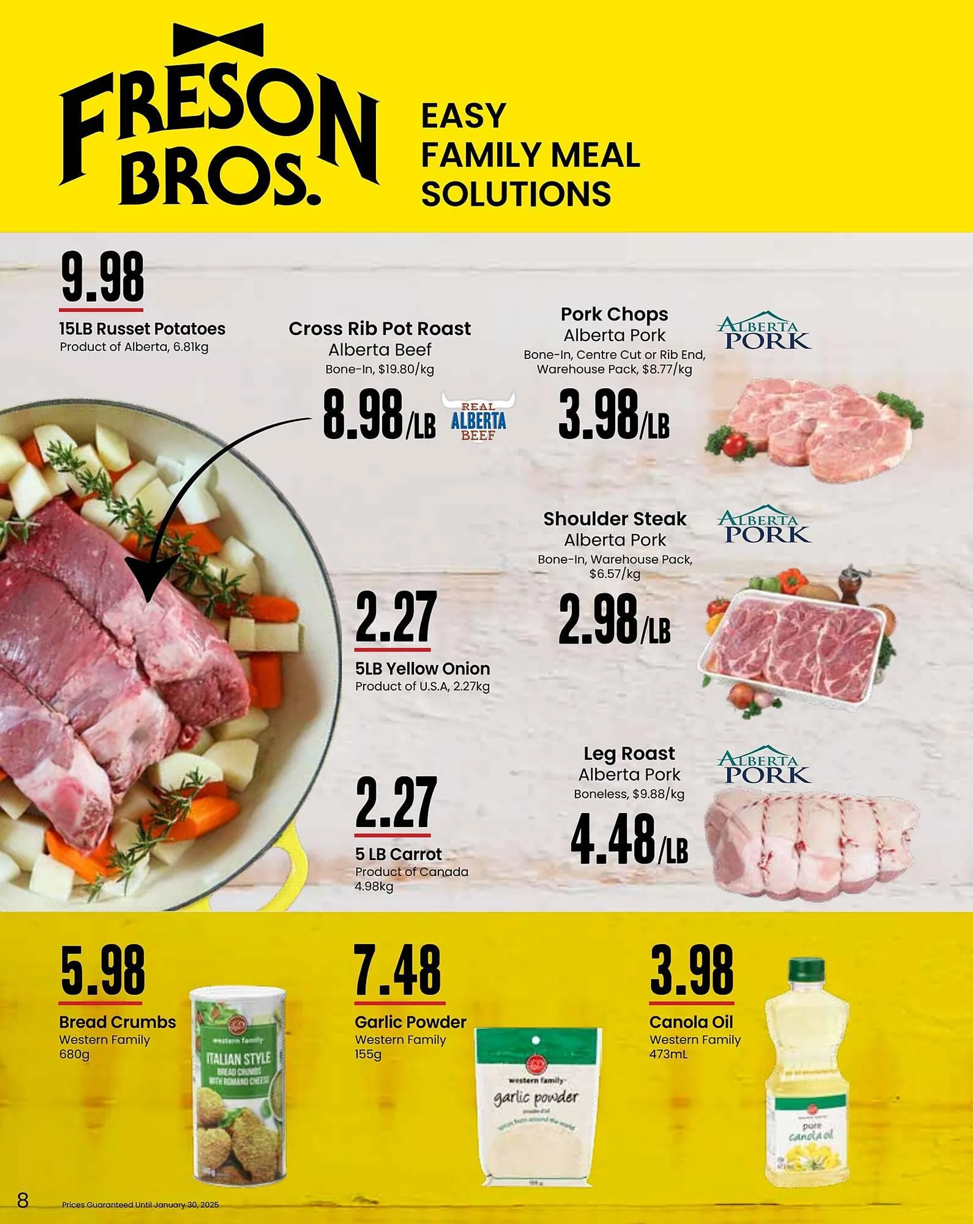 Freson Bros flyer from December 27 to January 30 2025 - flyer page 8