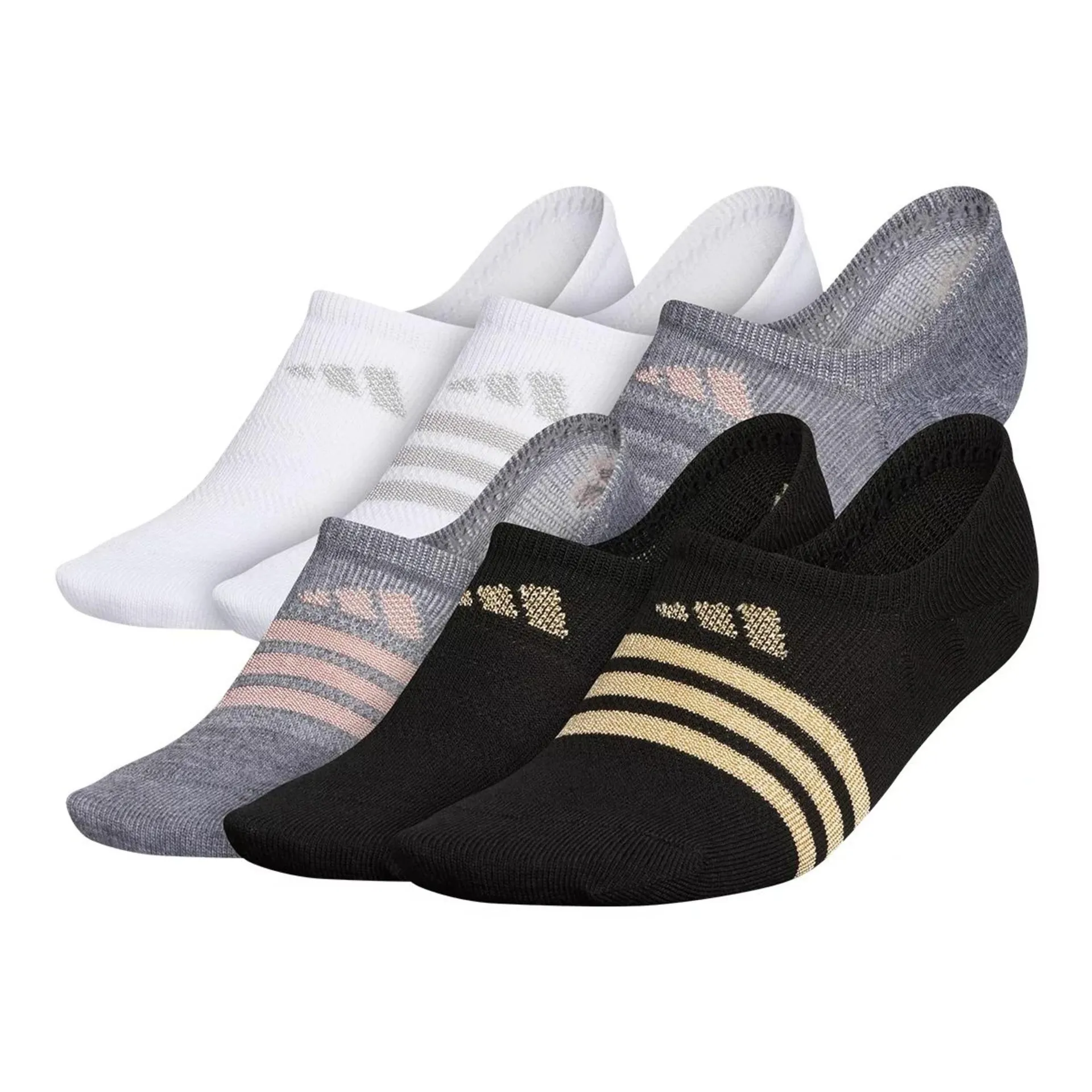 adidas Women's Superlite II No Show Socks - 6 Pack