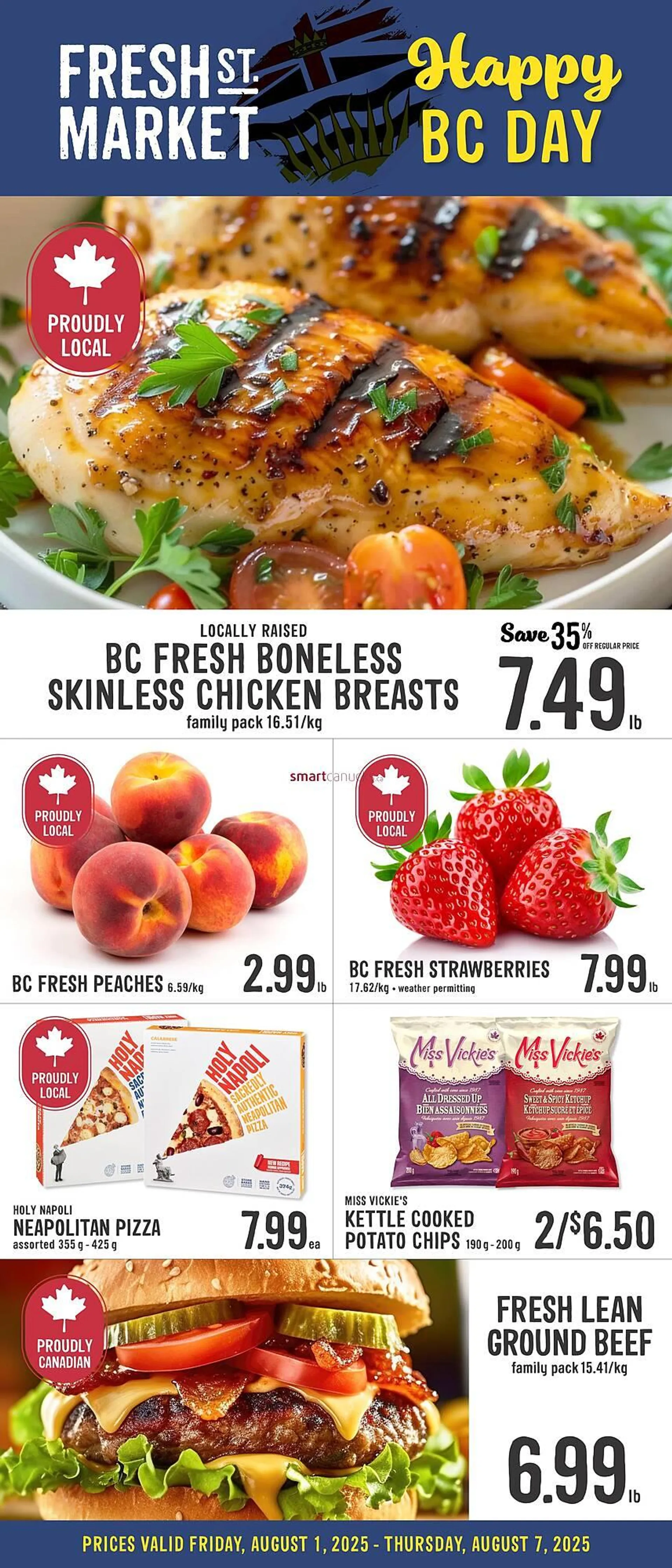 Fresh St Market flyer from July 31 to August 6 2025 - flyer page 1