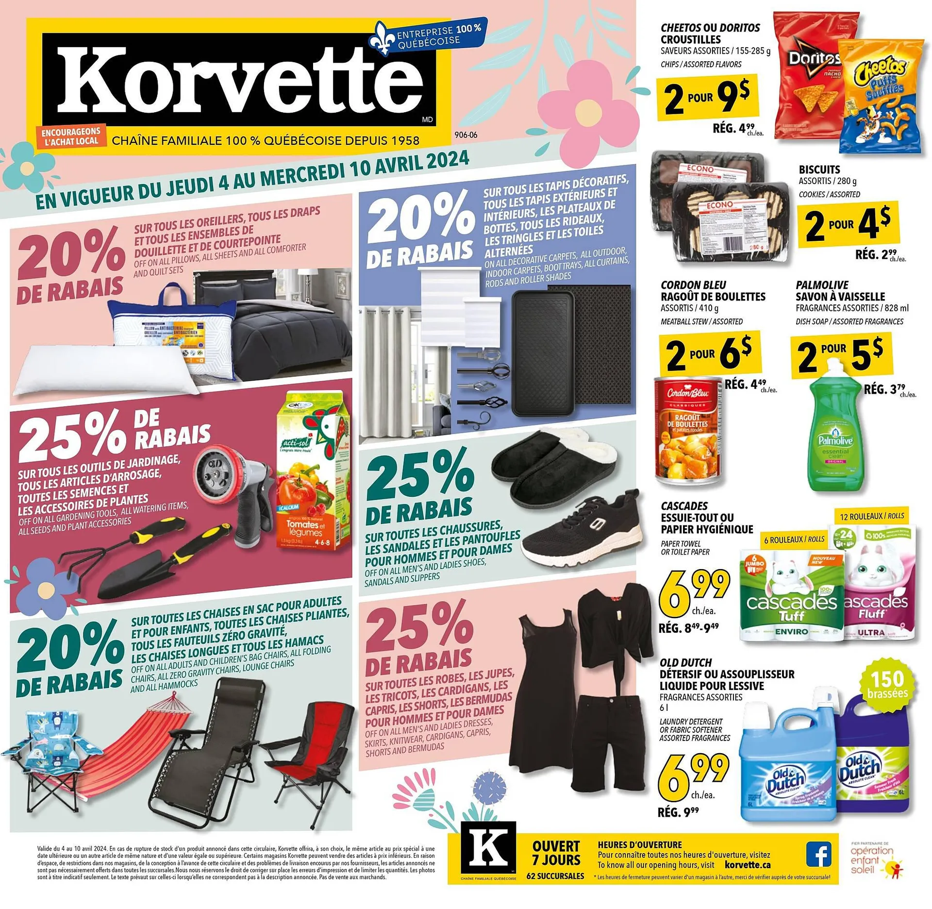 Korvette flyer from April 3 to April 30 2024 - flyer page 1