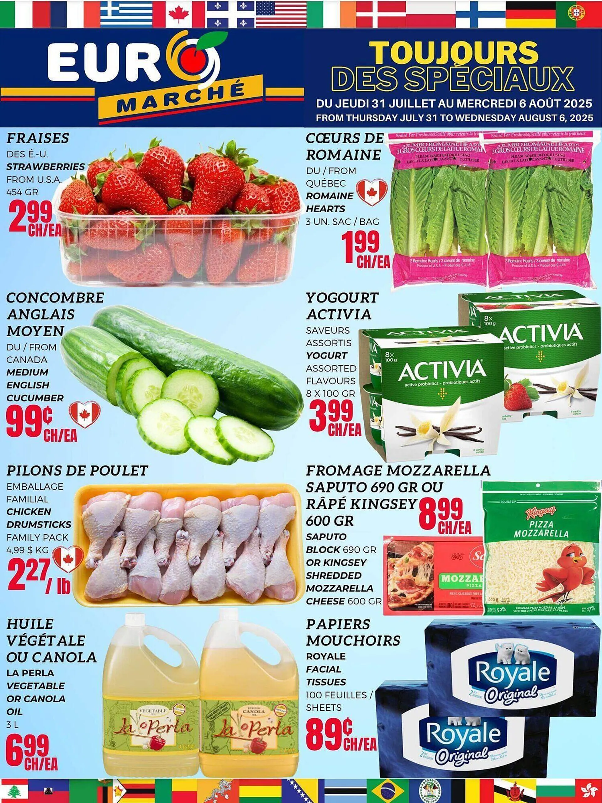 Euromarché flyer from July 31 to August 7 2025 - flyer page 1