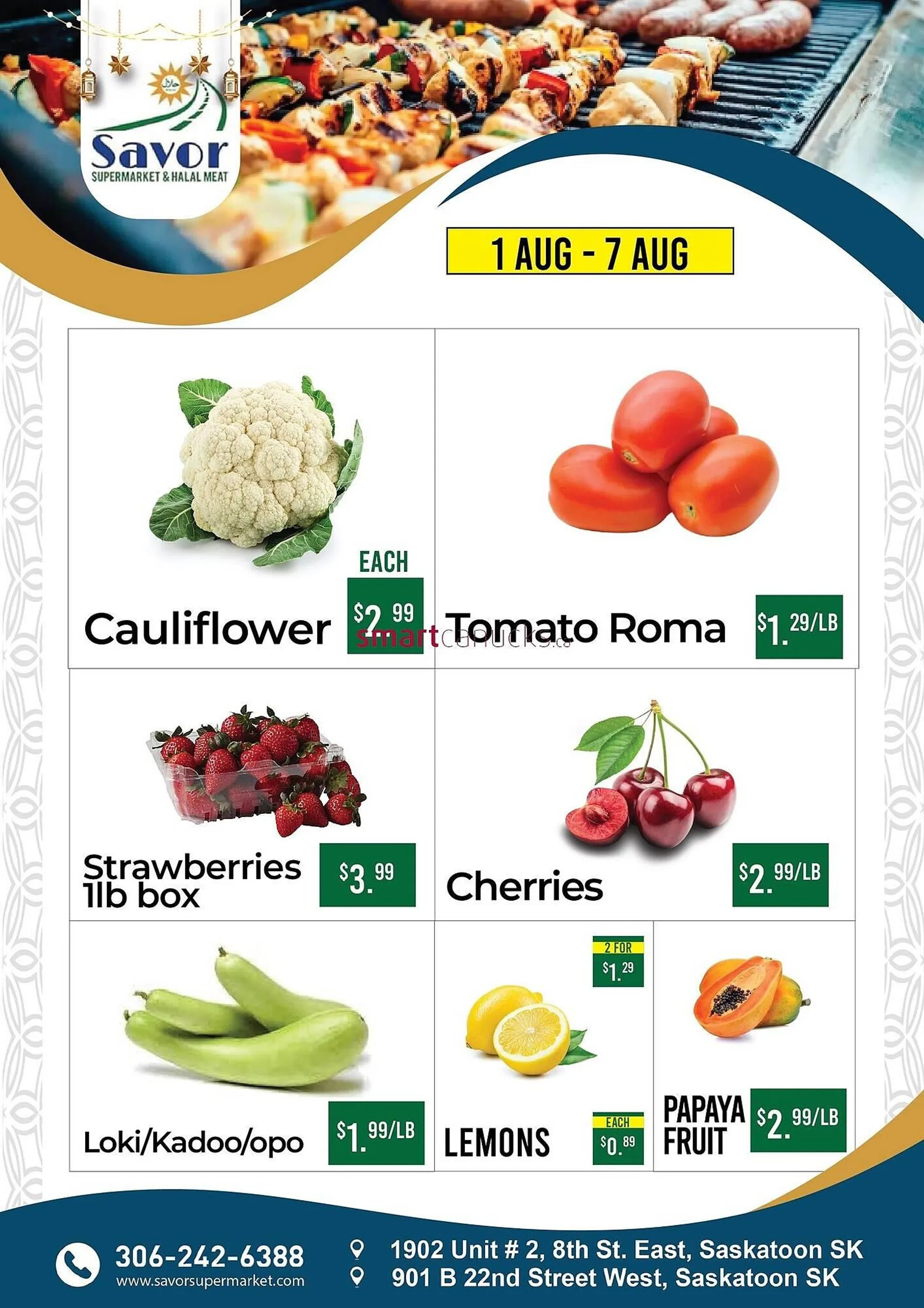 Savor Supermarket flyer from August 1 to August 7 2025 - flyer page 1