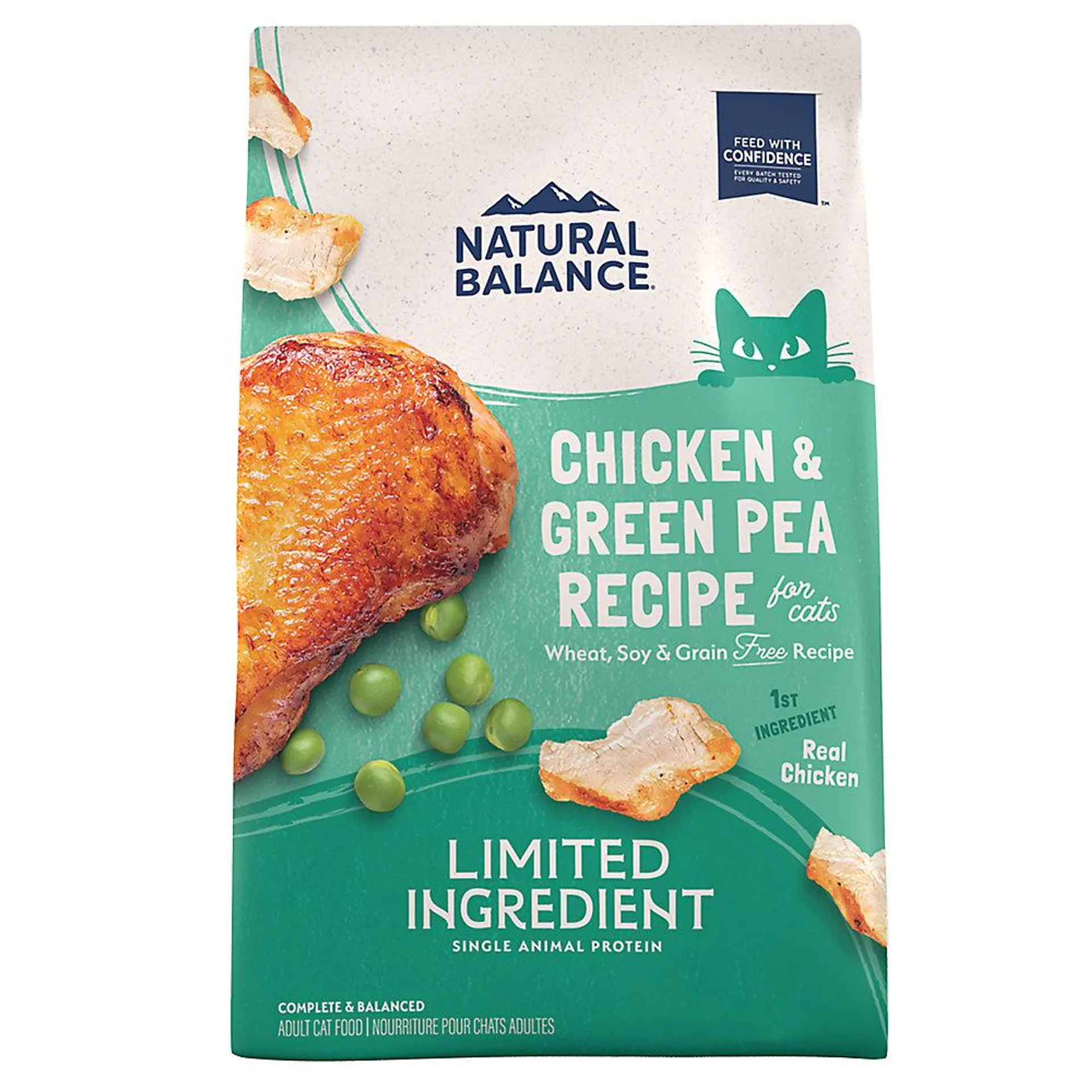 Natural Balance Reserve Adult Dry Cat Food - Limited Ingredient, Grain Free, Chicken & Green Pea