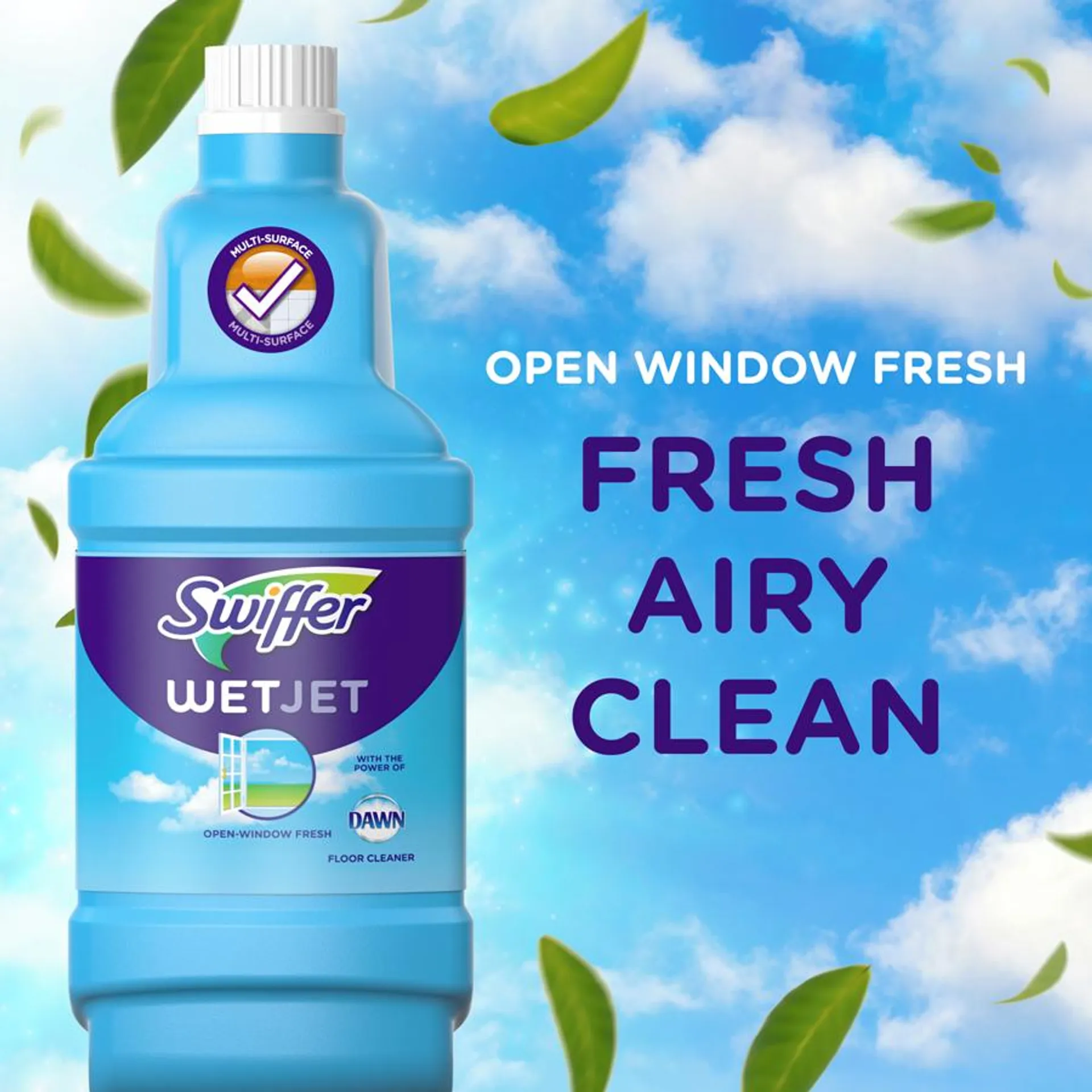 WetJet with The Power of Floor Cleaner, Fresh Scent