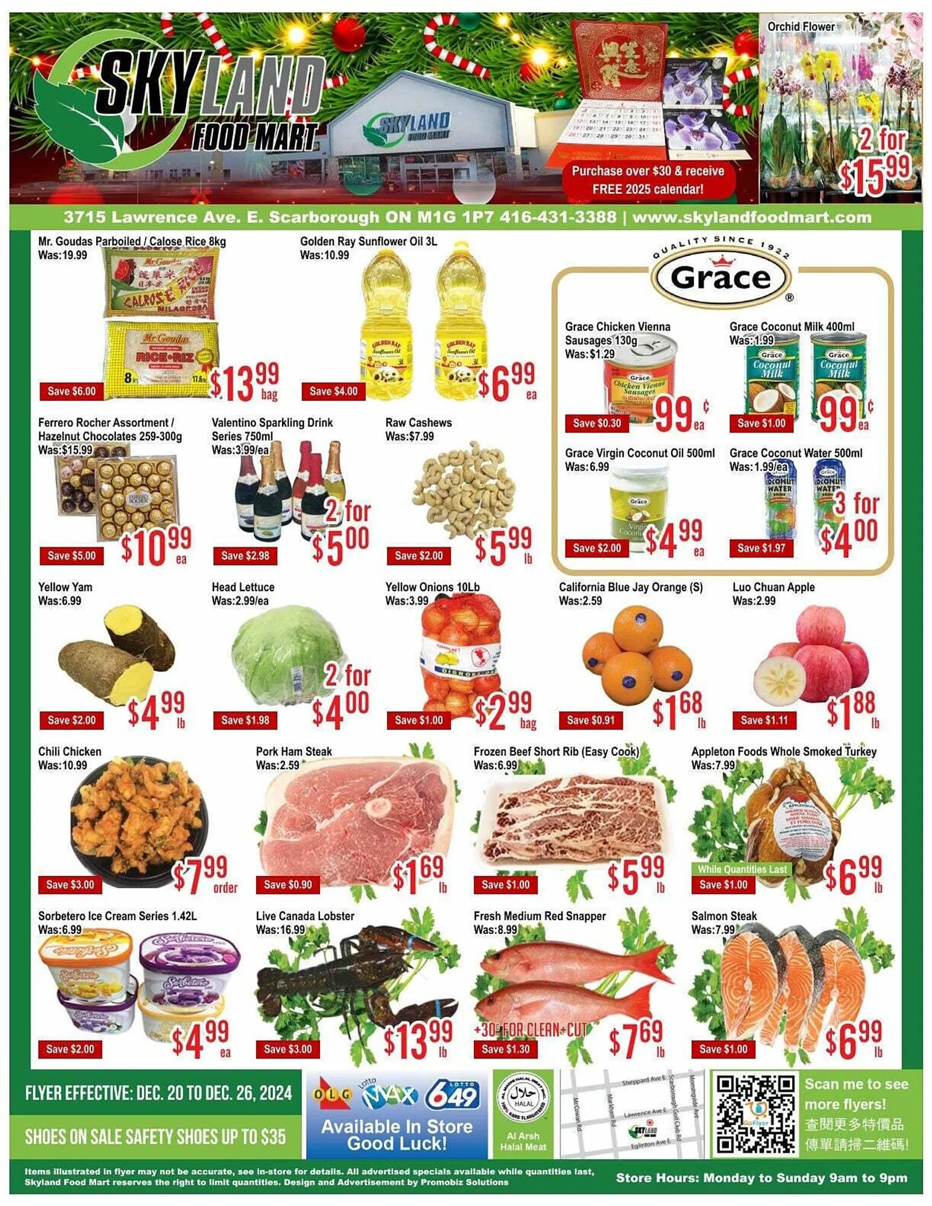 Skyland Foodmart flyer - 1