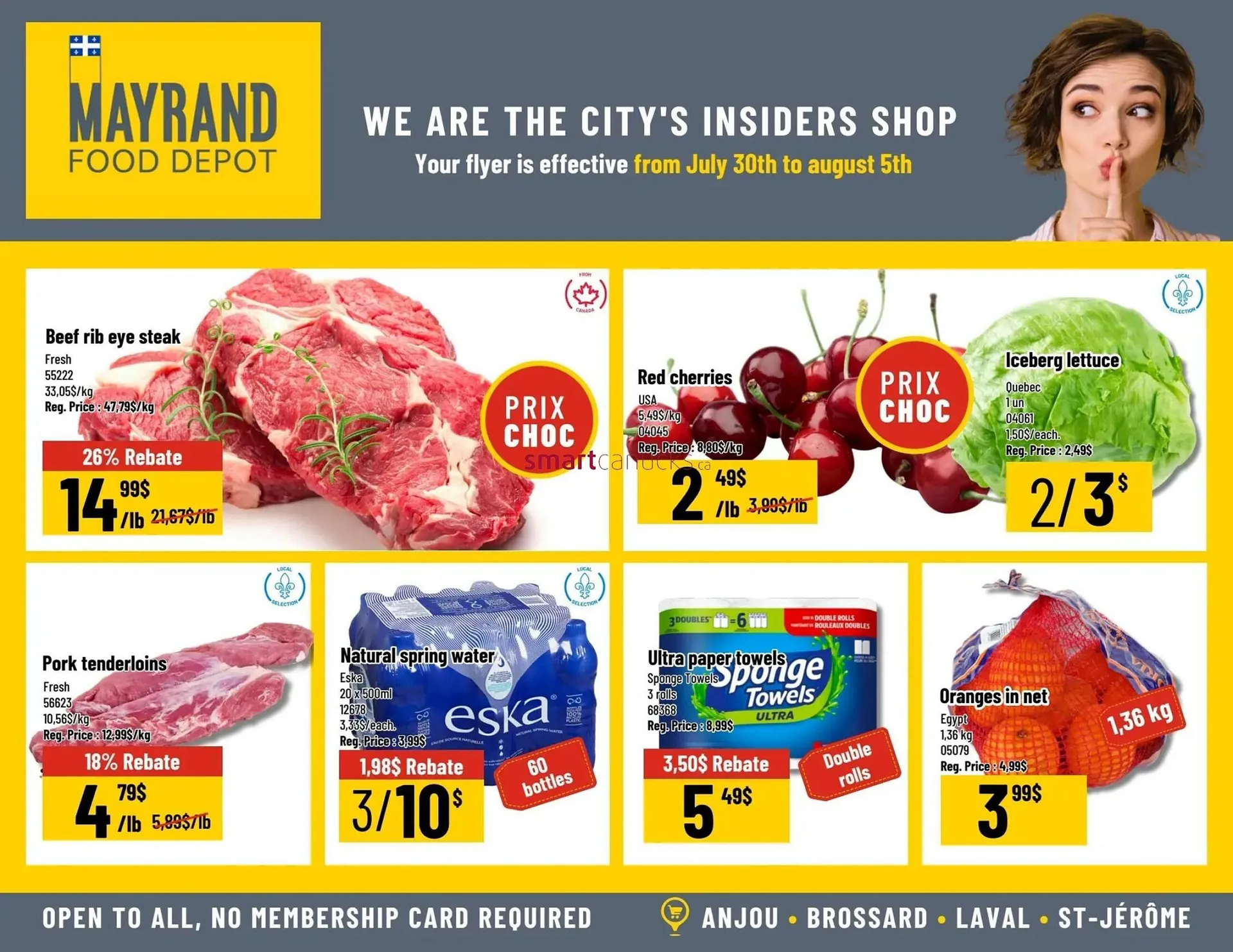 Mayrand flyer from July 31 to August 6 2025 - flyer page 1